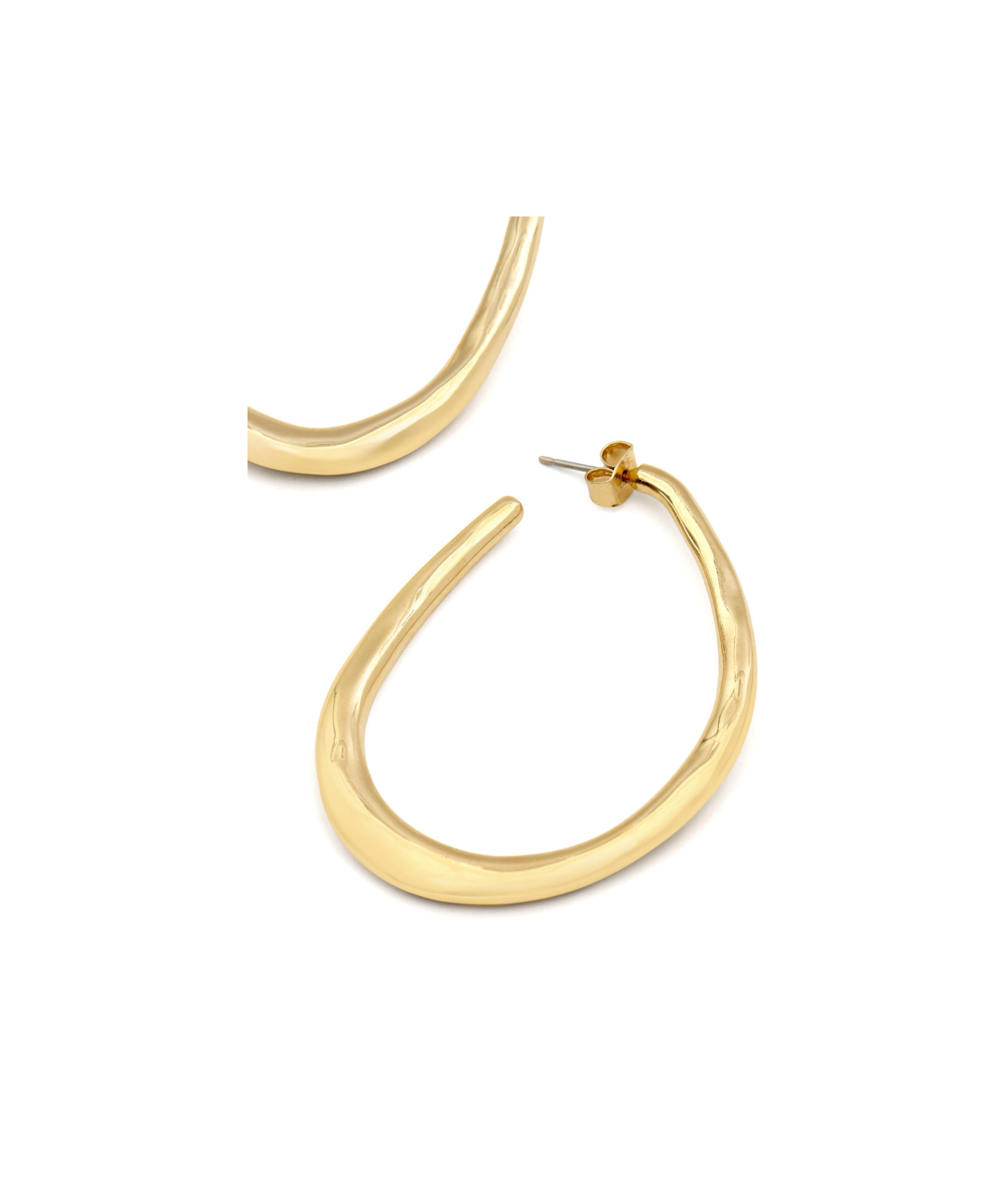 Isabel Marant Twisted Loop Earrings In Yellow