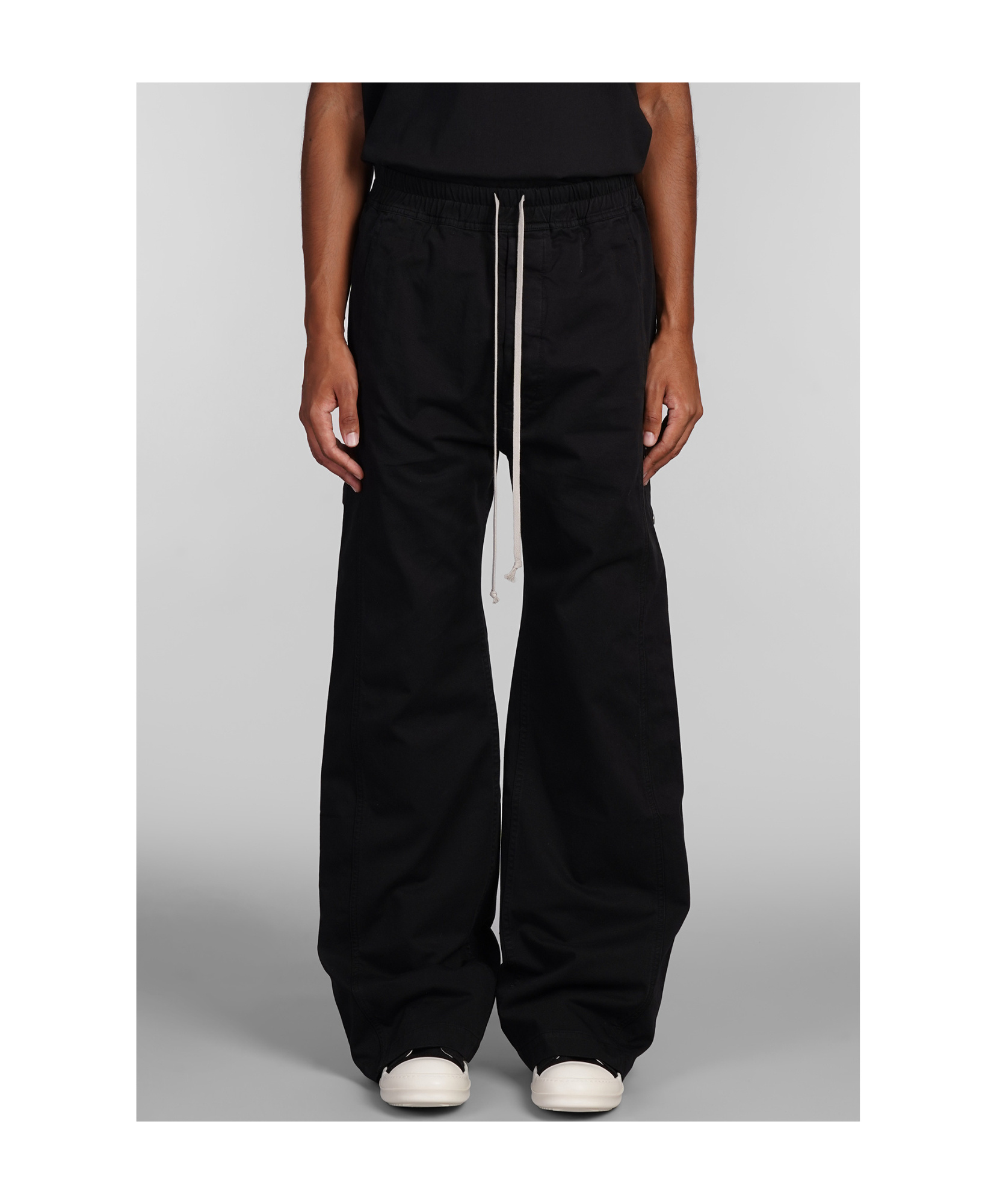 Rick Owens Drkshdw Drawstring Casual Pants In Black