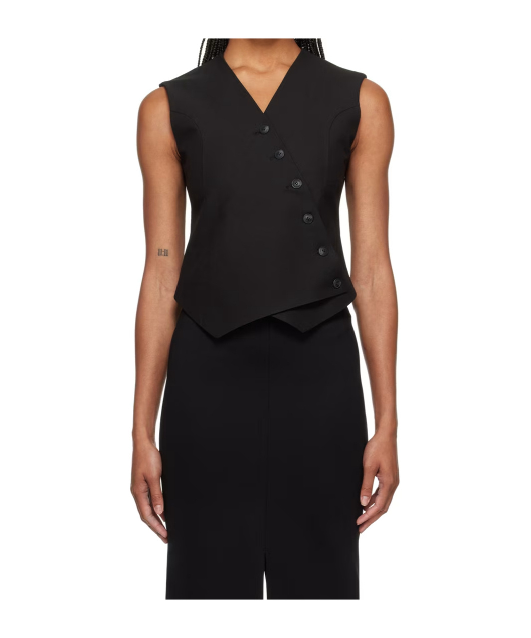 The Frankie Shop Maesa Asymmetric Vest Top