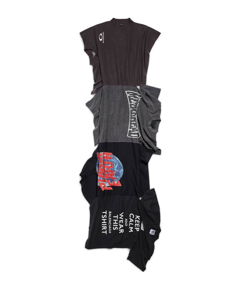 Balenciaga Women's Twisted Dress In Black In Black
