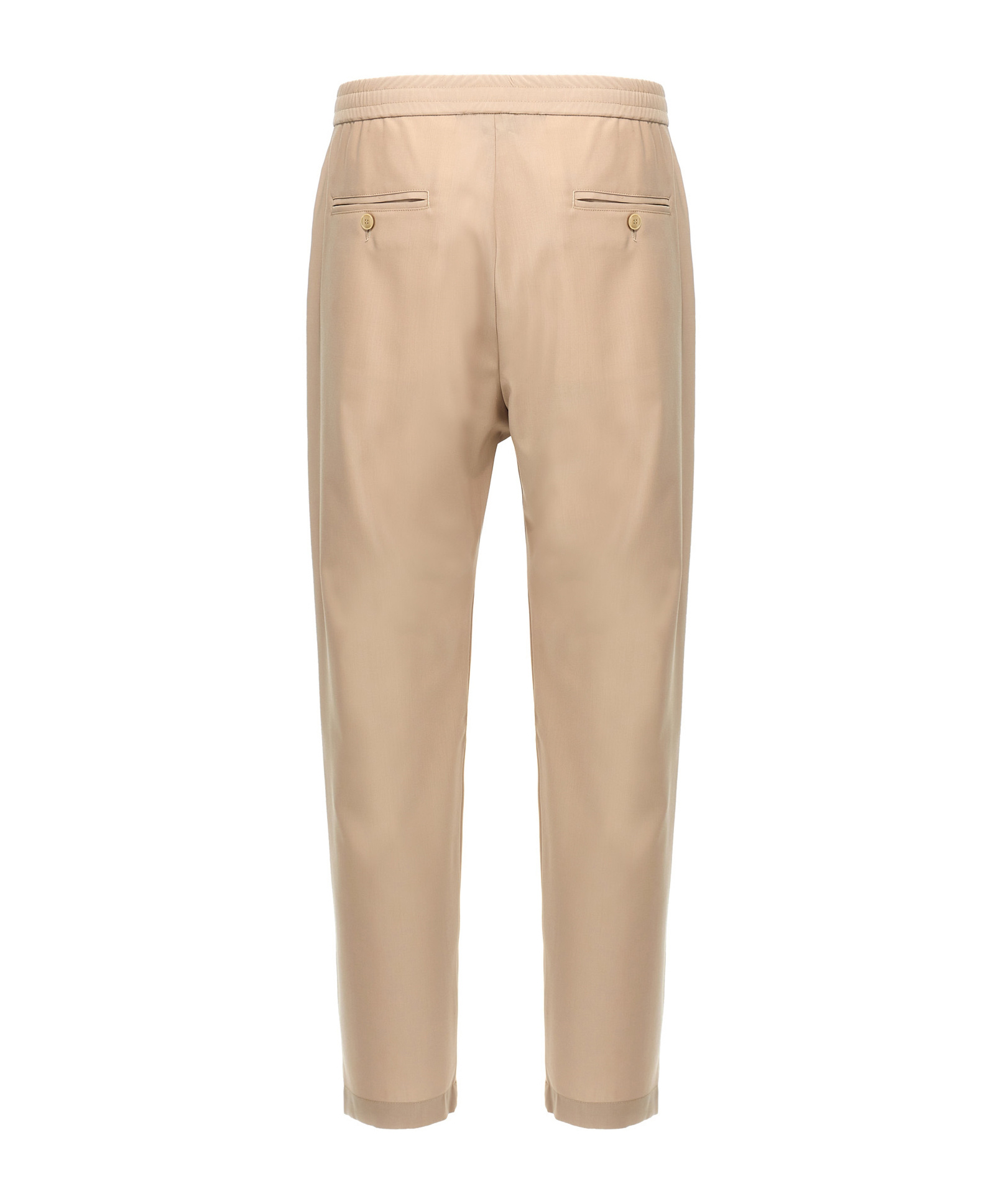 Shop Barena Venezia Virgin-wool Trousers In Nude