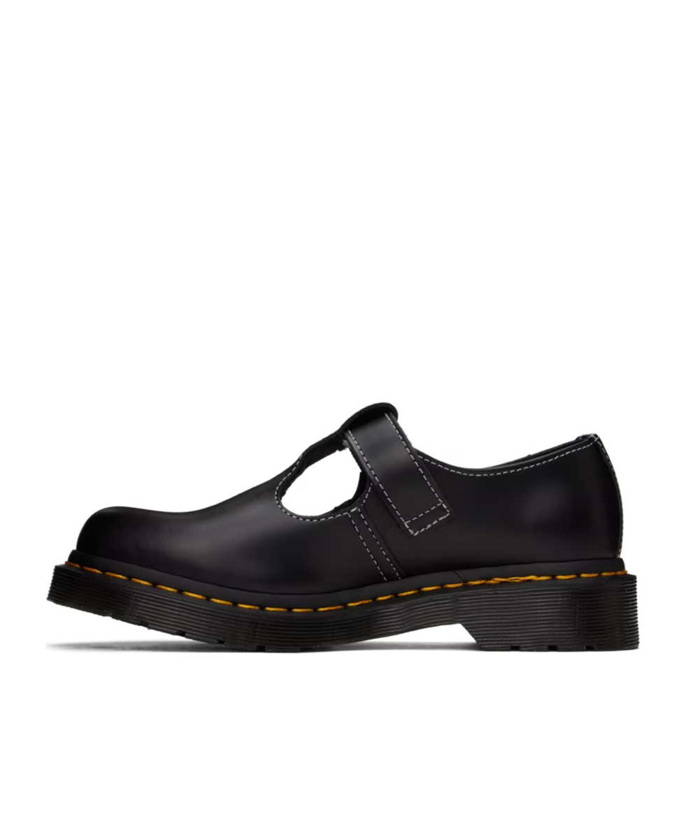 Dr. Martens' Polley Upper Hollowed Out Mary Jane Shoes In Black