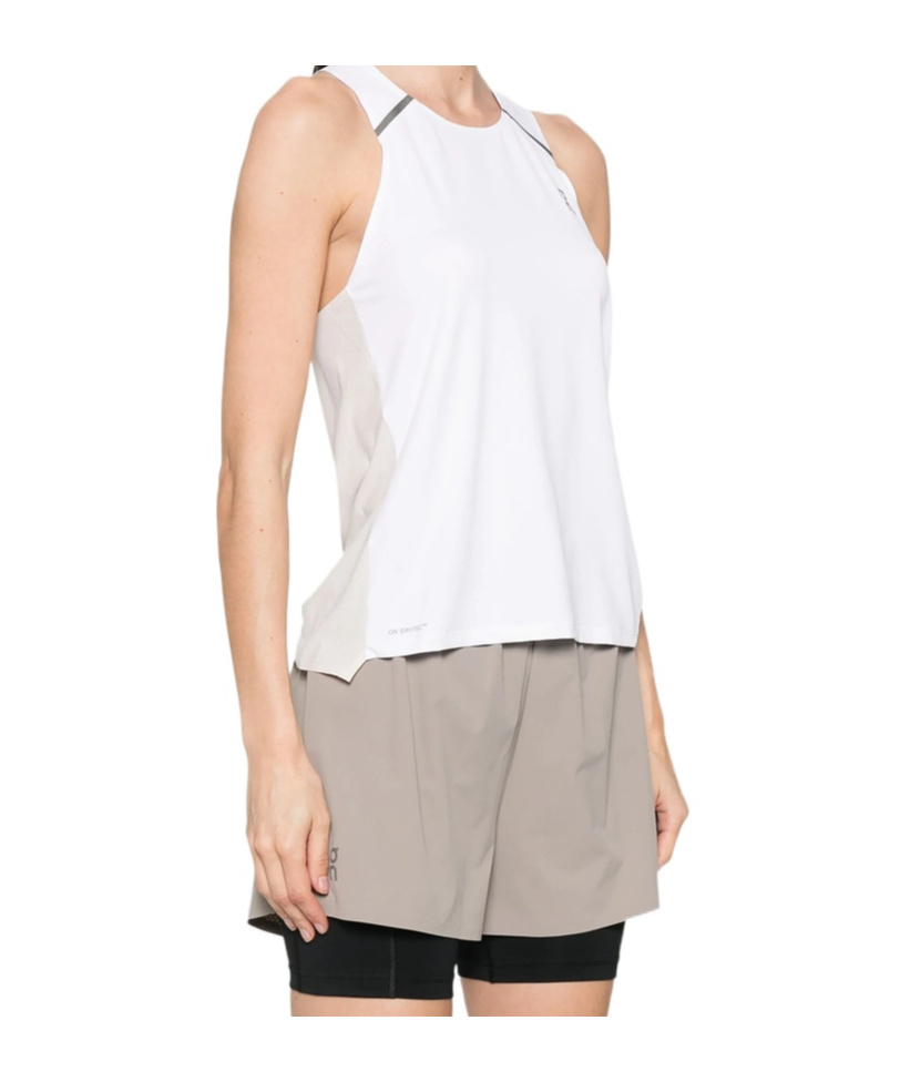 On Reflective-detailing Tank Top In Gray