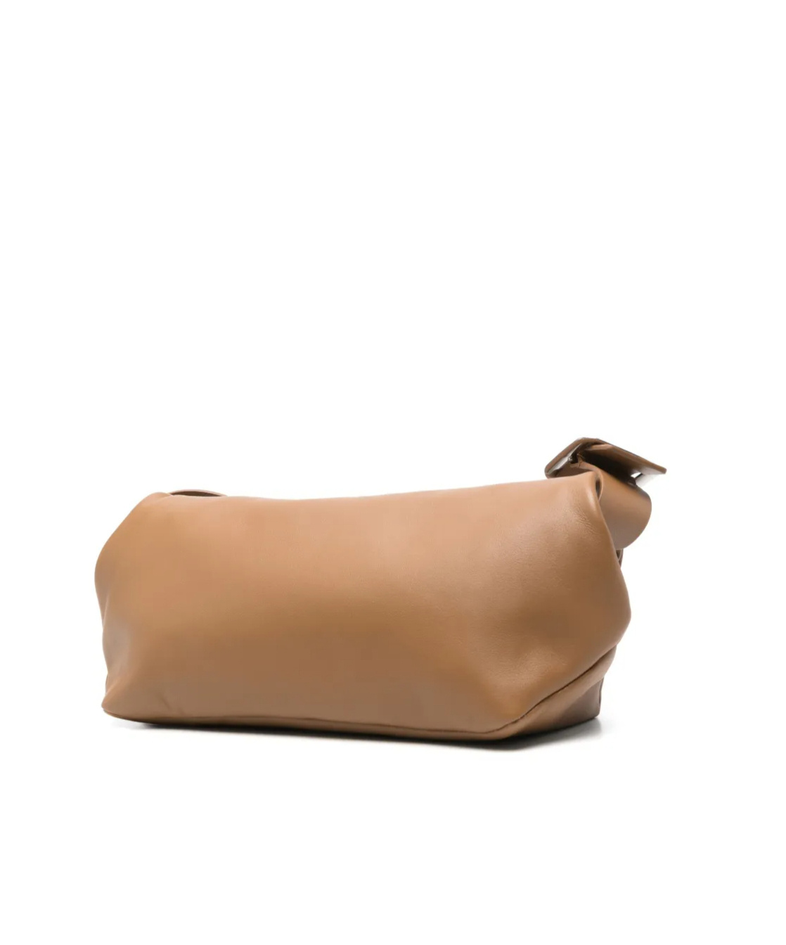 Jil Sander Small Rollup Shoulder Bag In Hazel