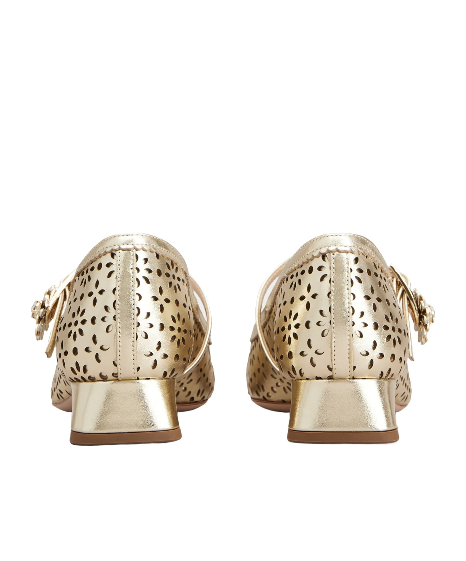 Roger Vivier Tres Vivier Mary Jane Shoes In Neutral