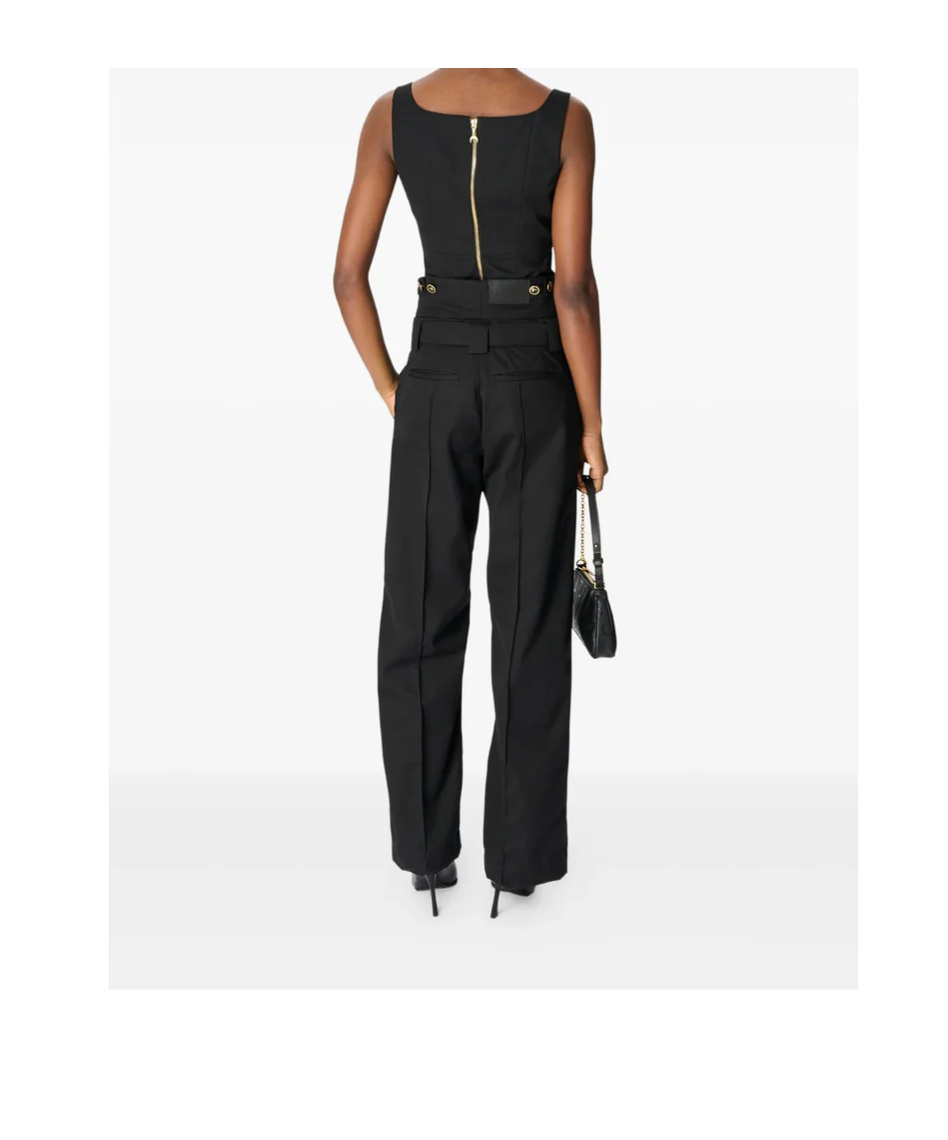 Marine Serre Chain-detail Sleeveless Top In Black