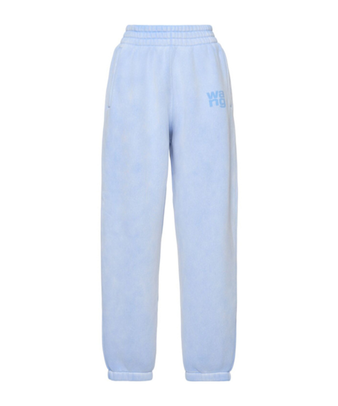 Alexander Wang Essential Terry Classic Sweatpants In Blue