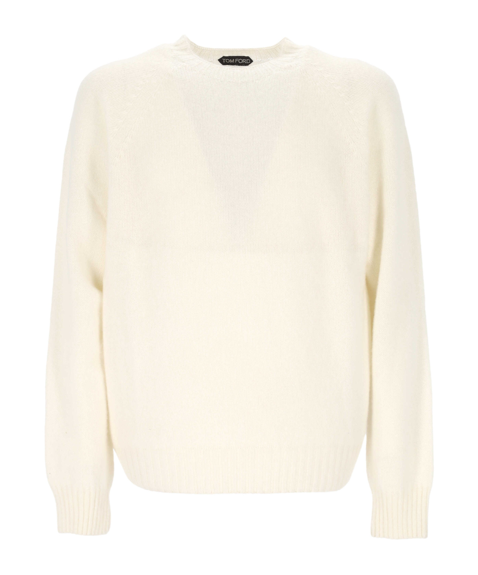 Tom Ford Crew Neck Sweater In White