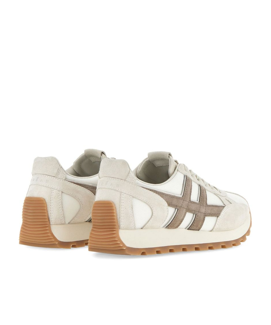 Hogan Men's 86er Suede And Mesh Sneakers In White