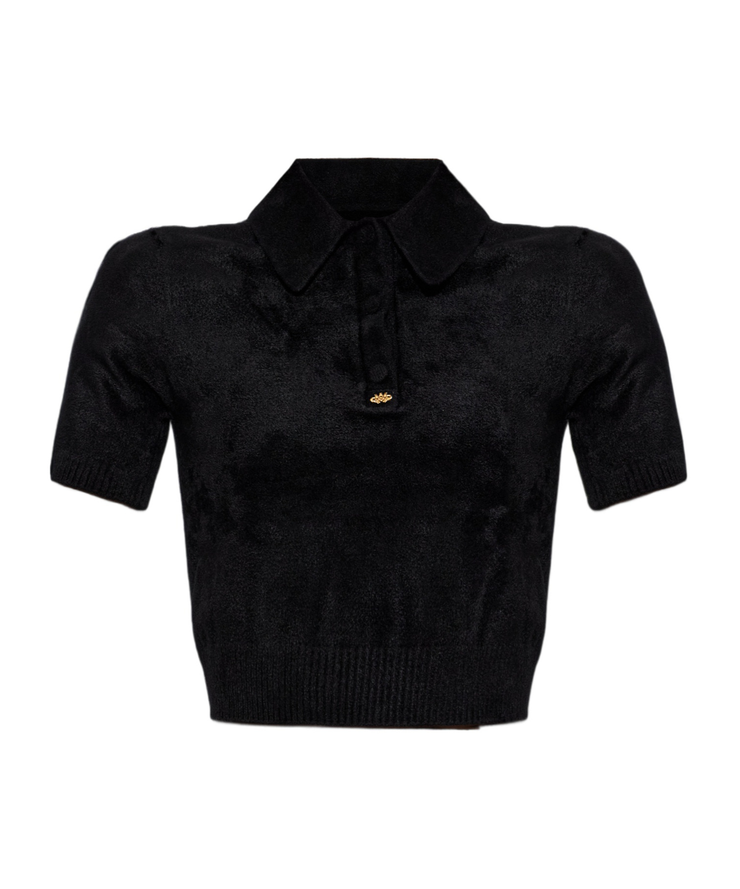 Amiri Short-sleeved Polo Shirt In Black