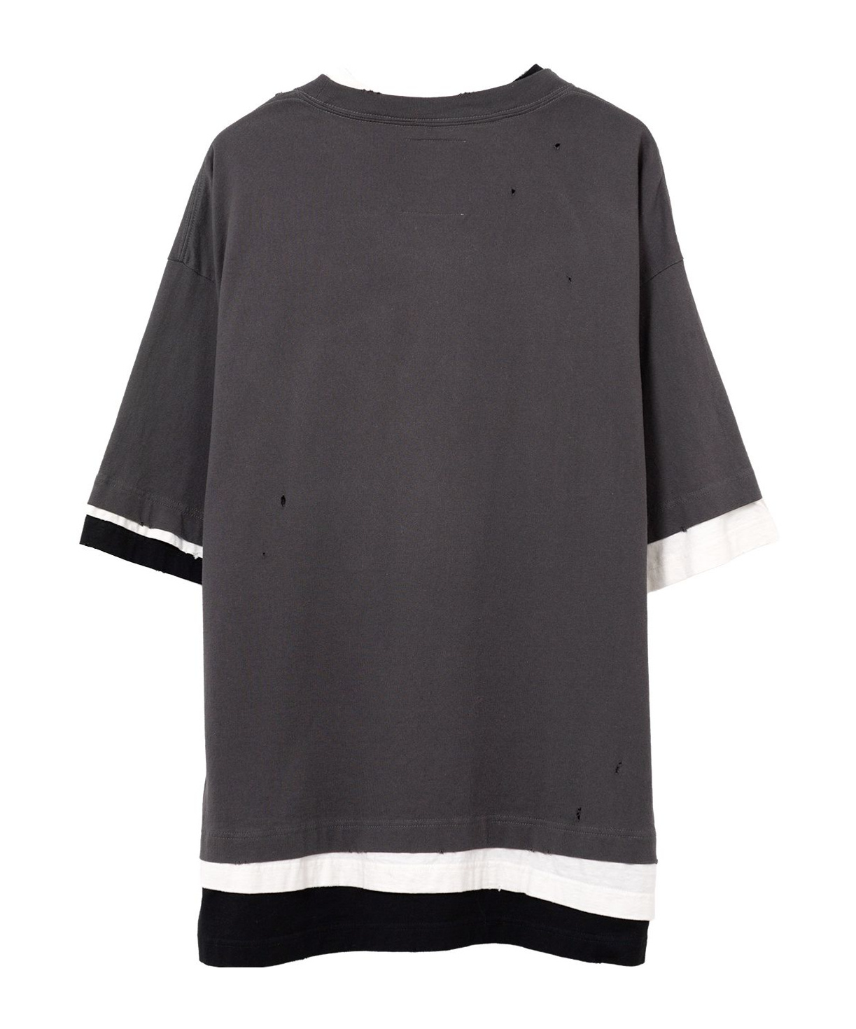 Miharayasuhiro Maison Mihara Yasuhiro Round Neck T-shirt In Gray