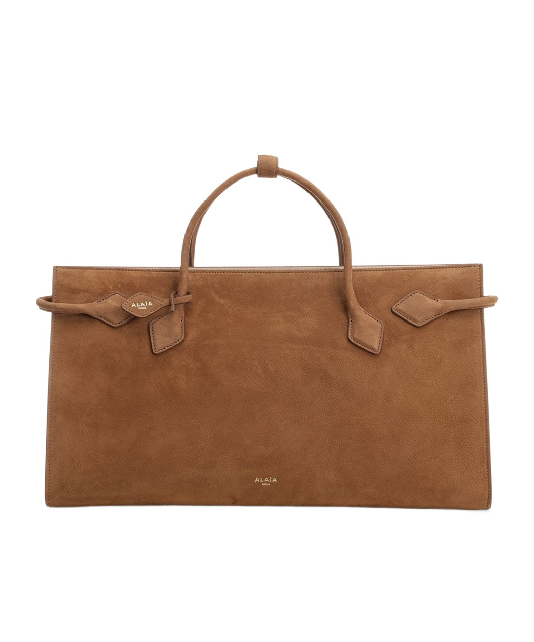 Alaïa Double Handle Tote Bag In Brown