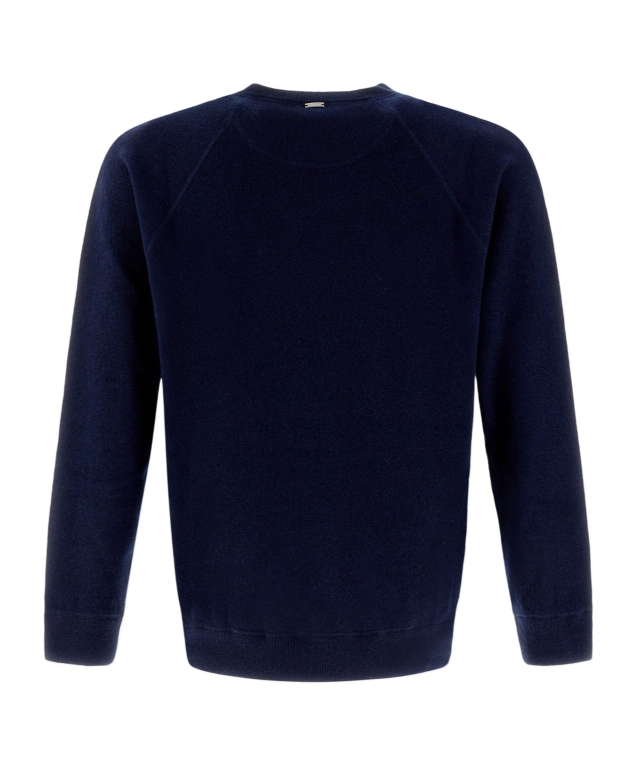 Herno Long-sleeved Crewneck Jumper In Black