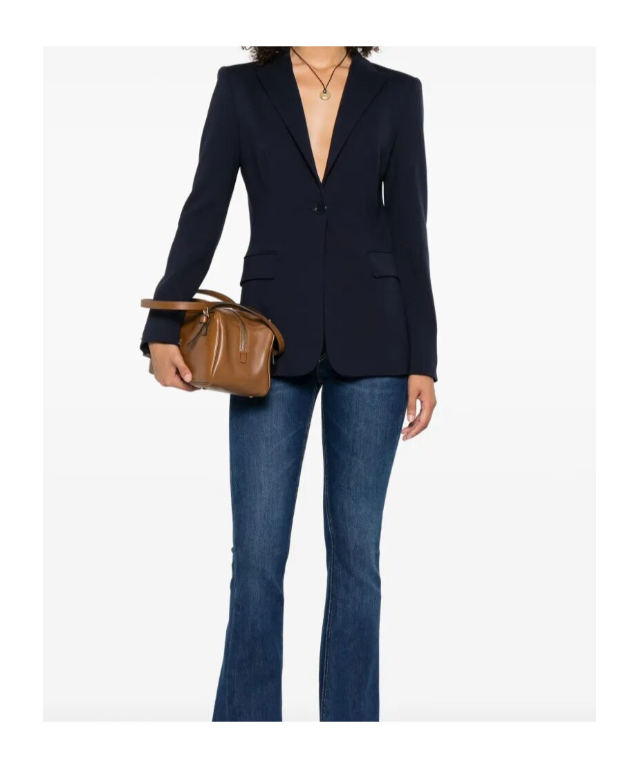 Pinko Single-button Blazer In Blue