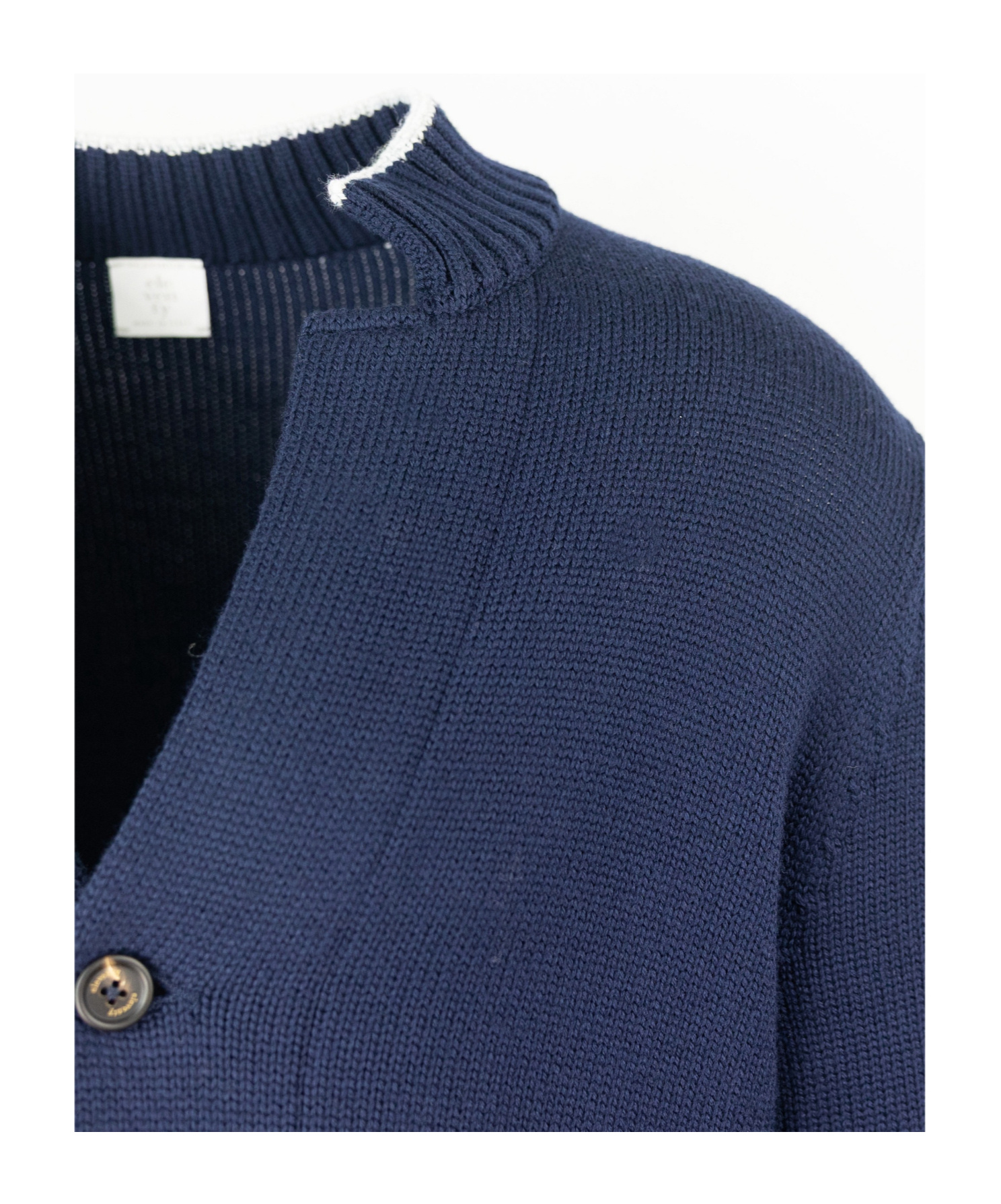Eleventy V-neck Ribbed Cardigan