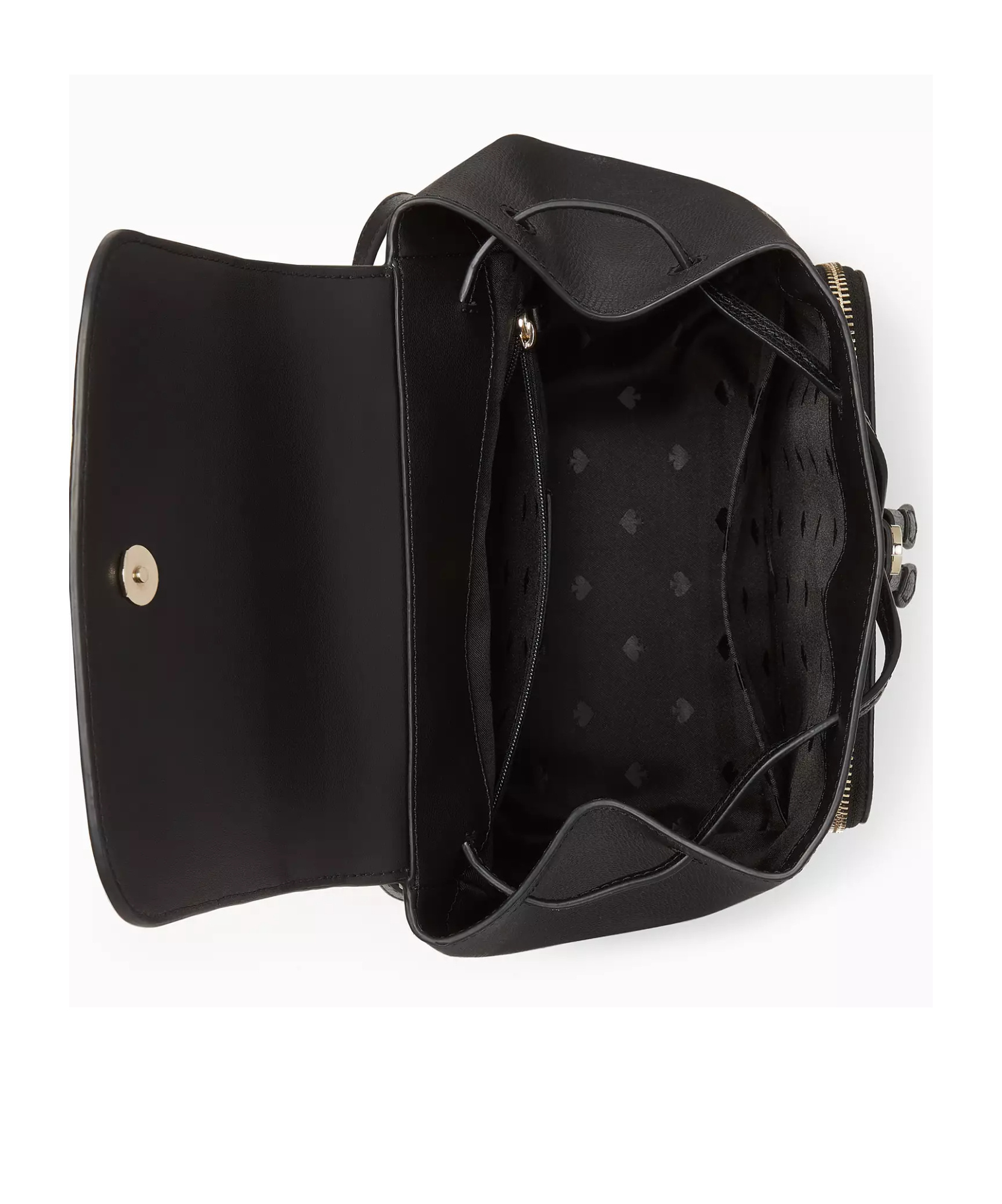 Kate Spade Kristi Medium Flip Backpack In Black