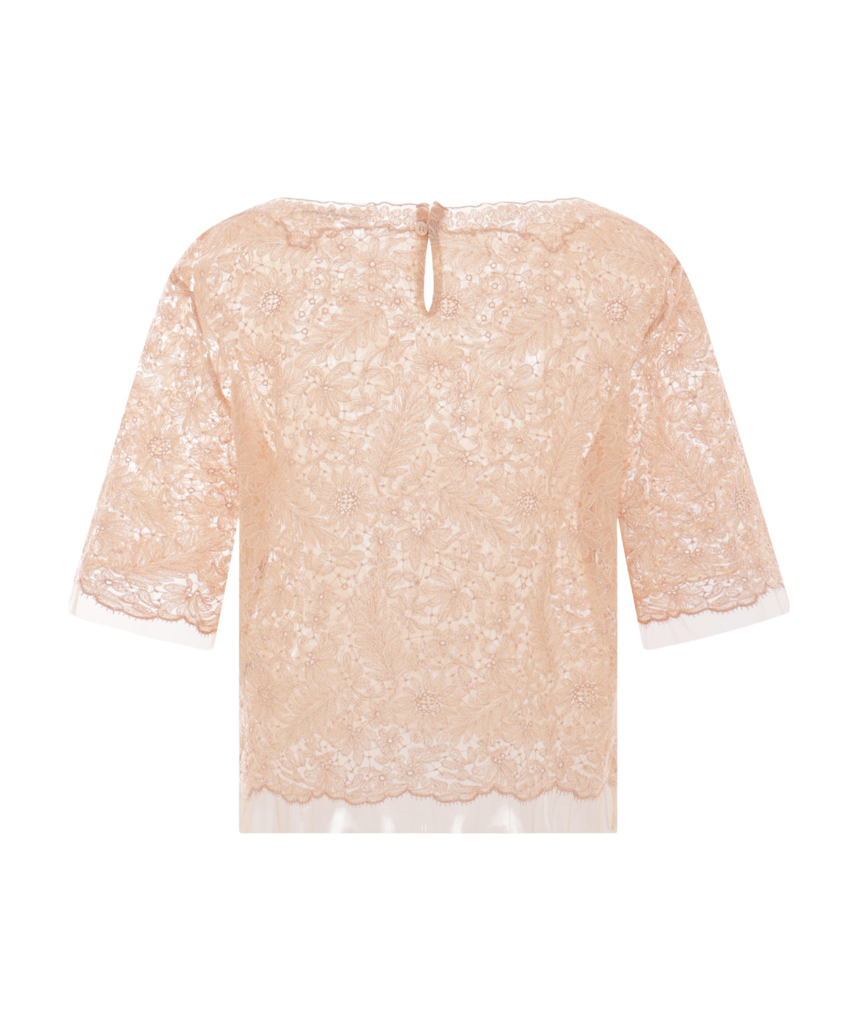 Ermanno Scervino Short-sleeved Shirt In Nude