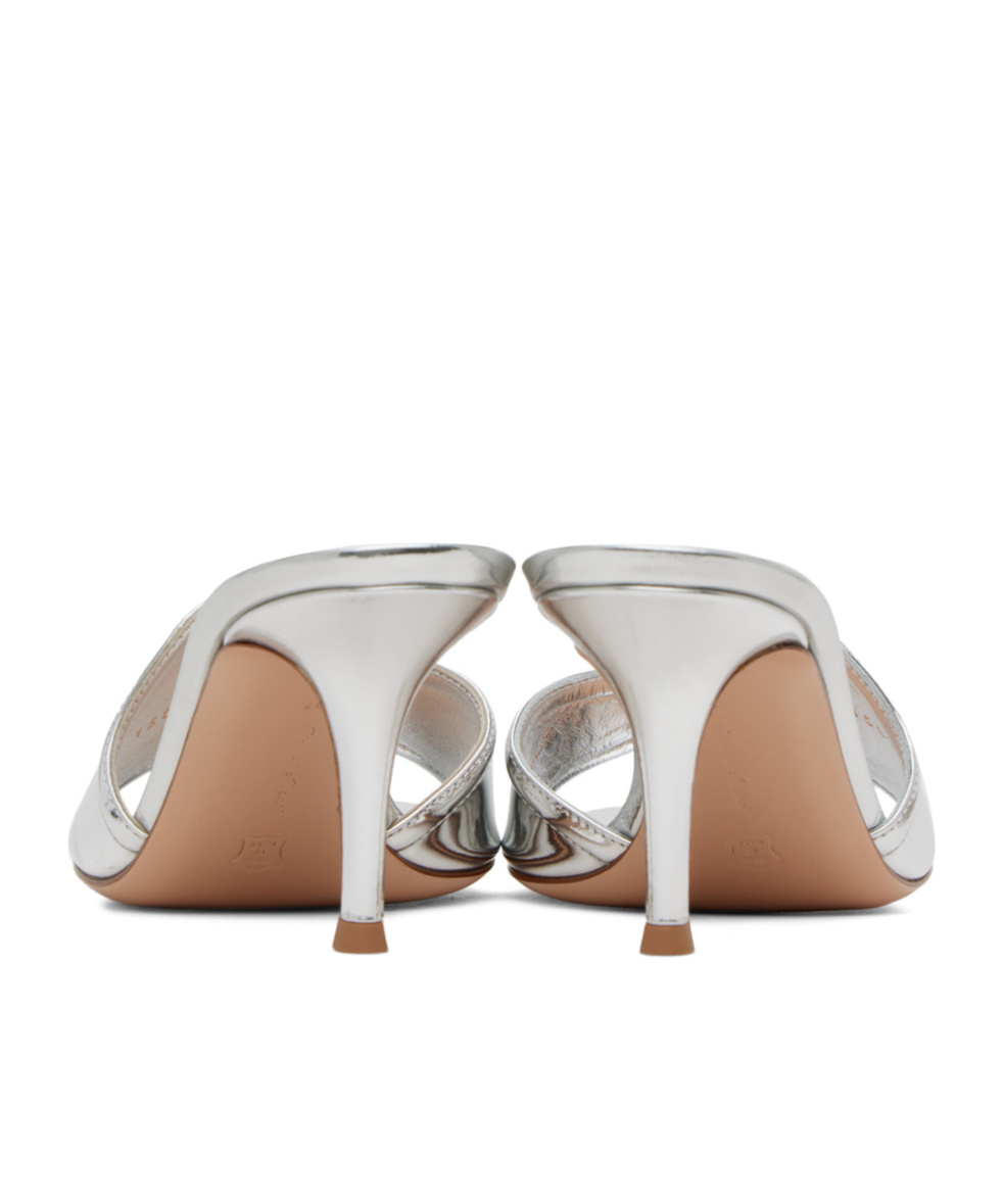 GIANVITO ROSSI LUCREZIA 70 ROUND-HEAD HIGH-HEELED SANDALS 