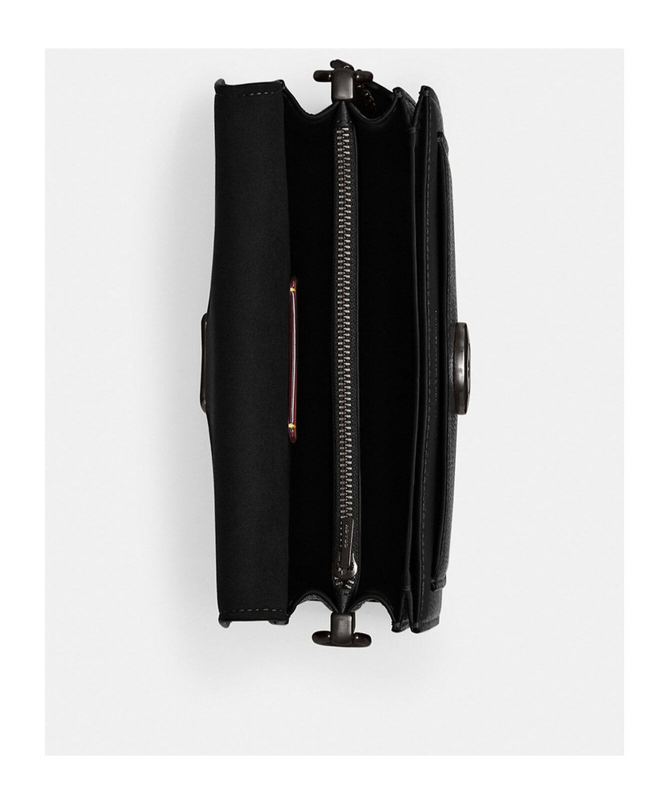 Coach Tabby Pebbled-leather Shoulder Bag In Black