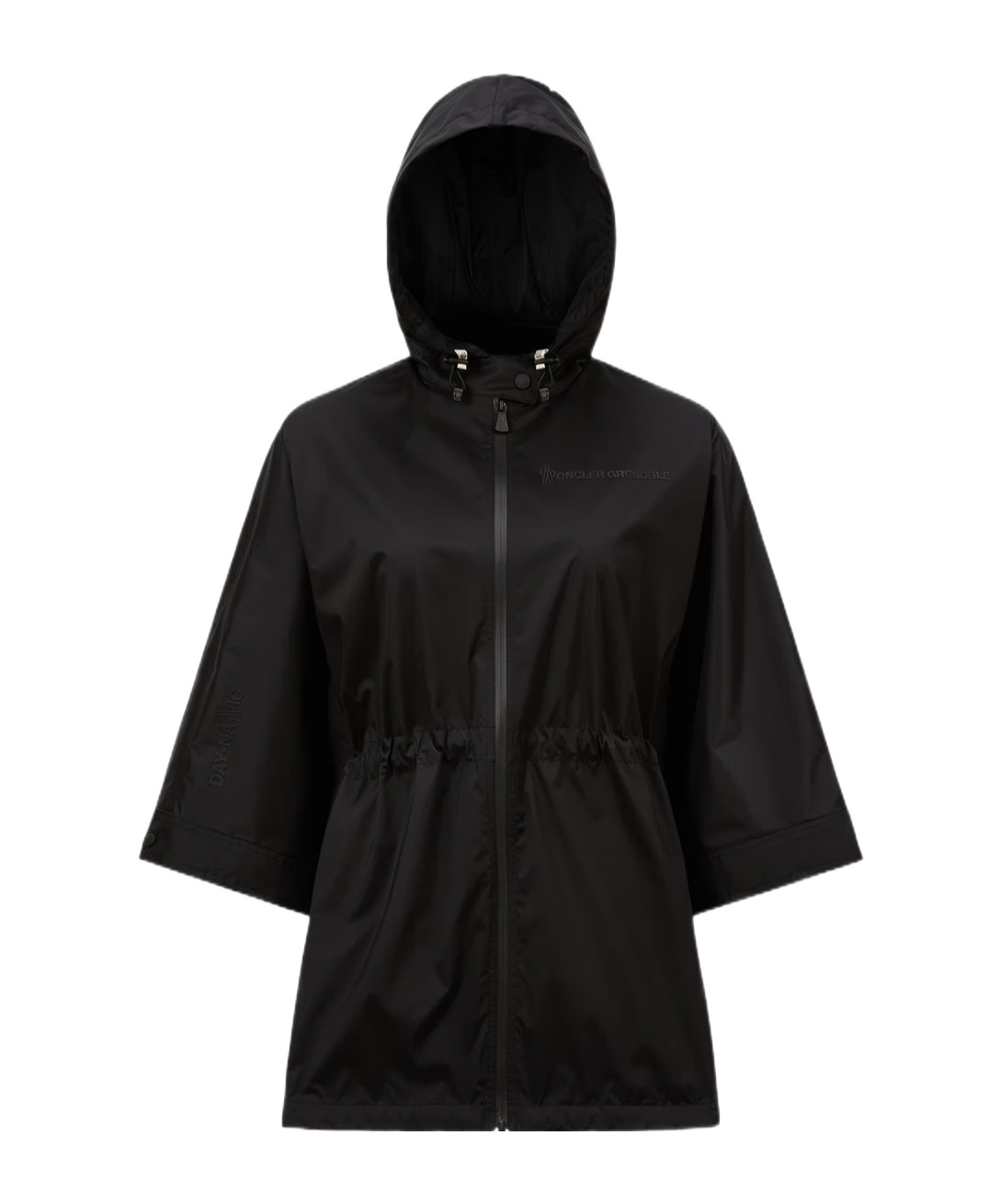 Moncler Hooded Casual Jacket In Black