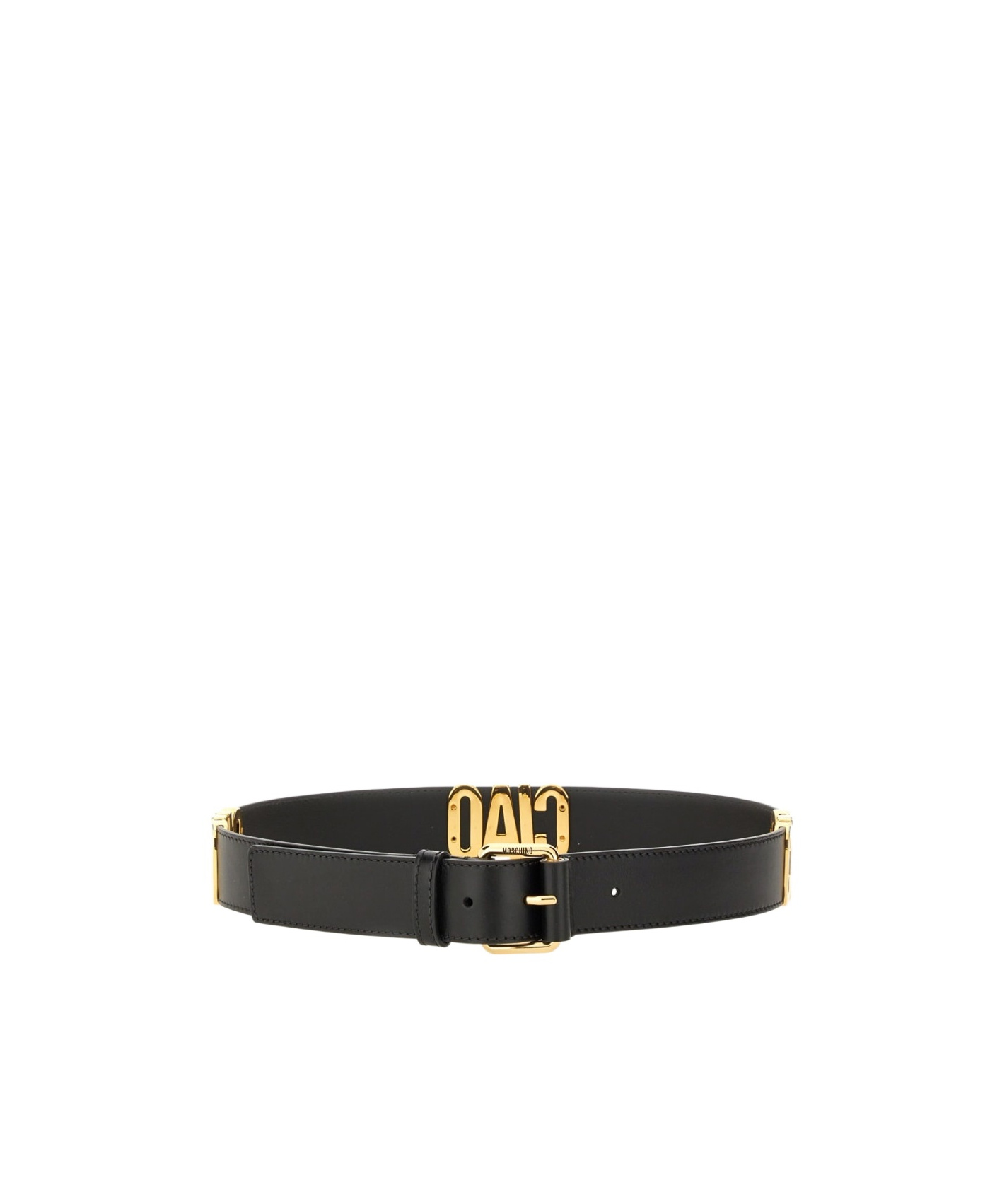 Moschino Adjustable Waist Belt In Green