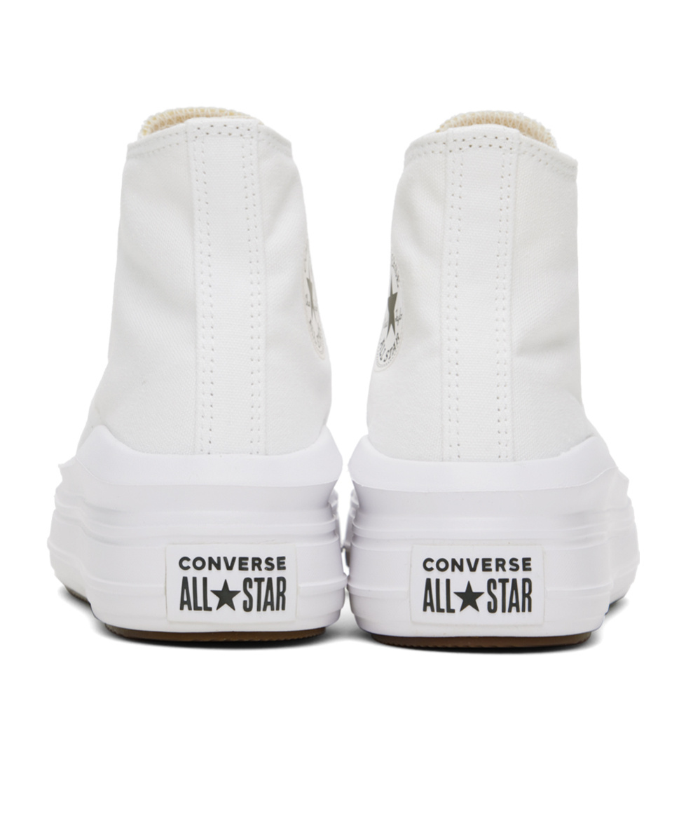 Converse Chuck Taylor All Star Move High-top Casual Trainers In White