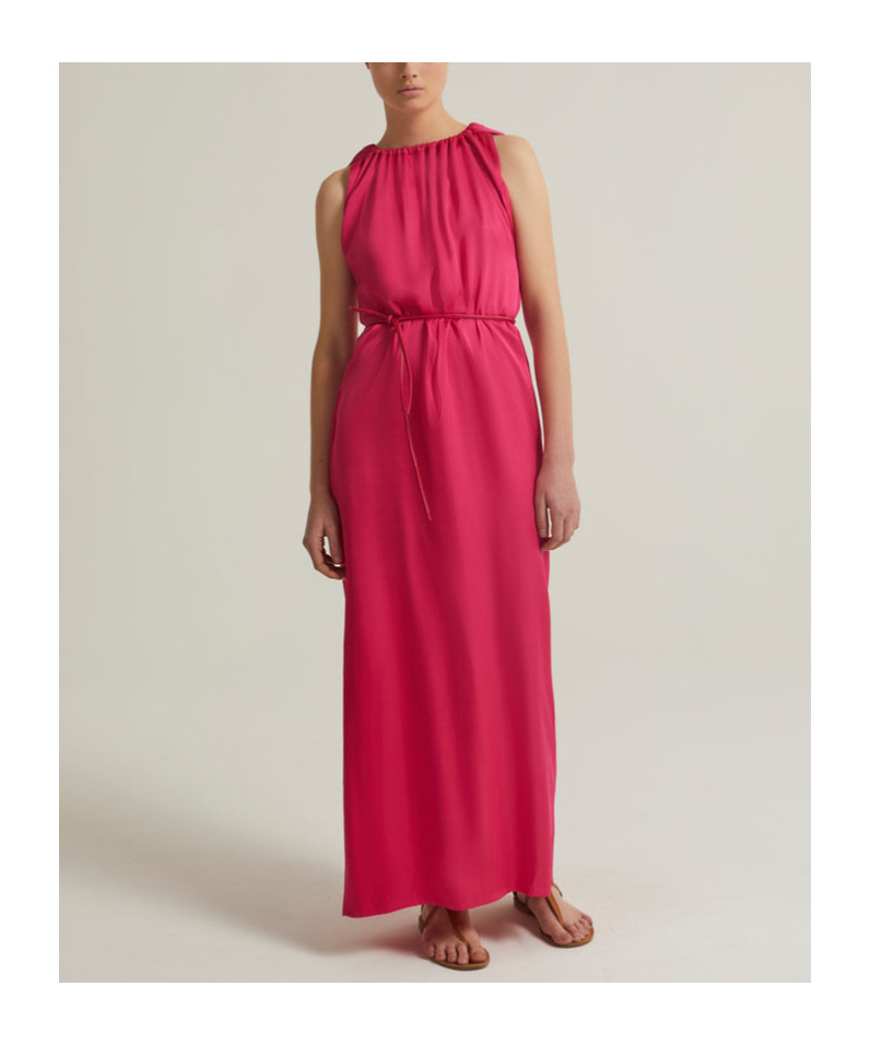 Yves Salomon Sleeveless Dress In Pink
