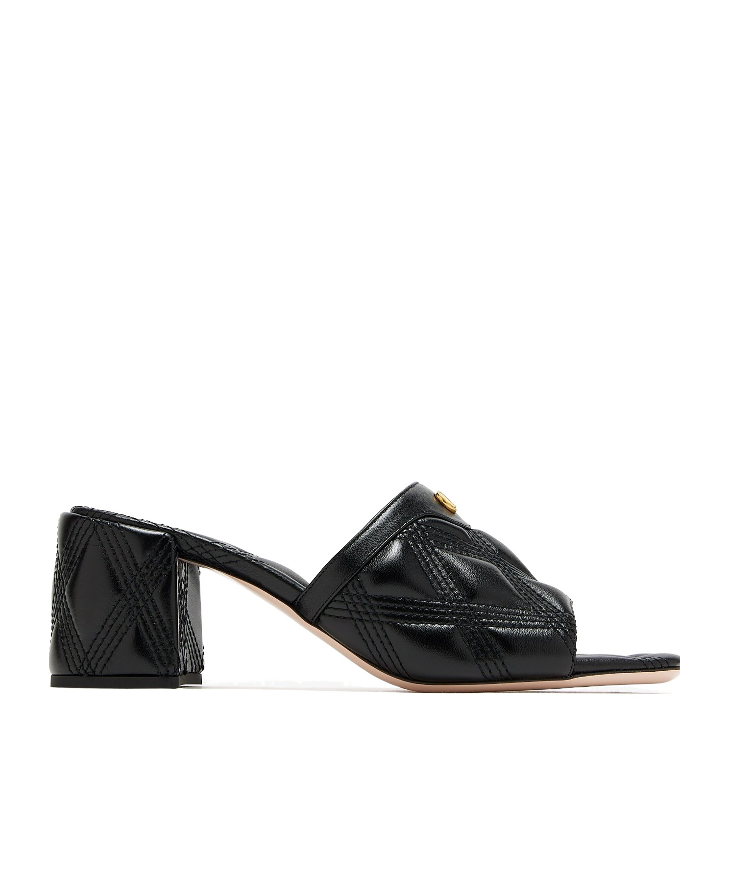 Valentino Open-toed High-heeled Sandals In Black