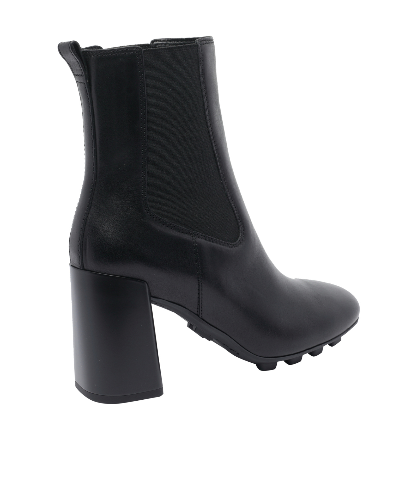 Hogan 90mm Elastic-panel Block-heel Boots In Brown
