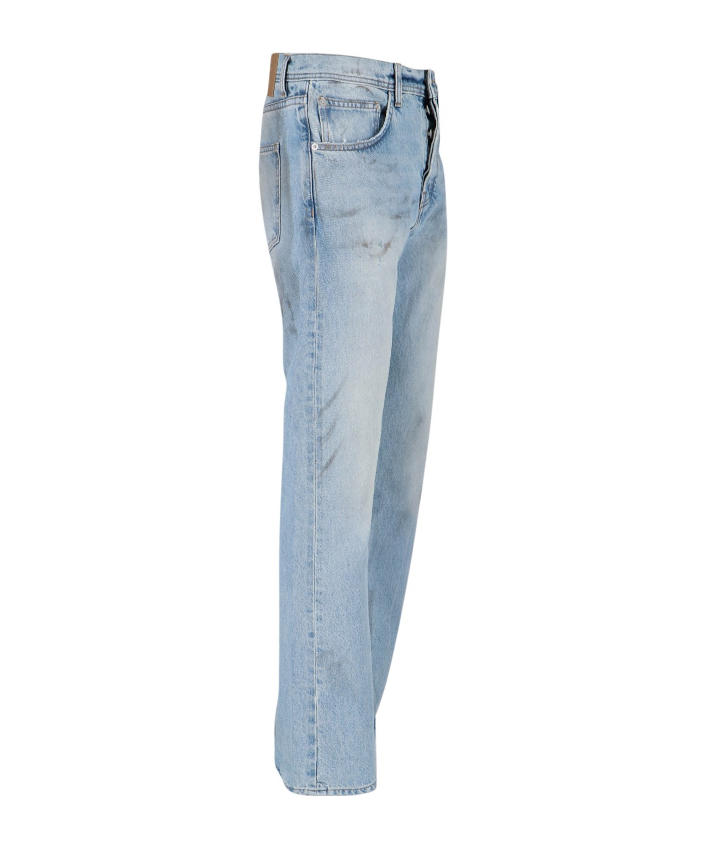 Enfants Riches Deprimes Denim Trousers With Belt Loops In Blue