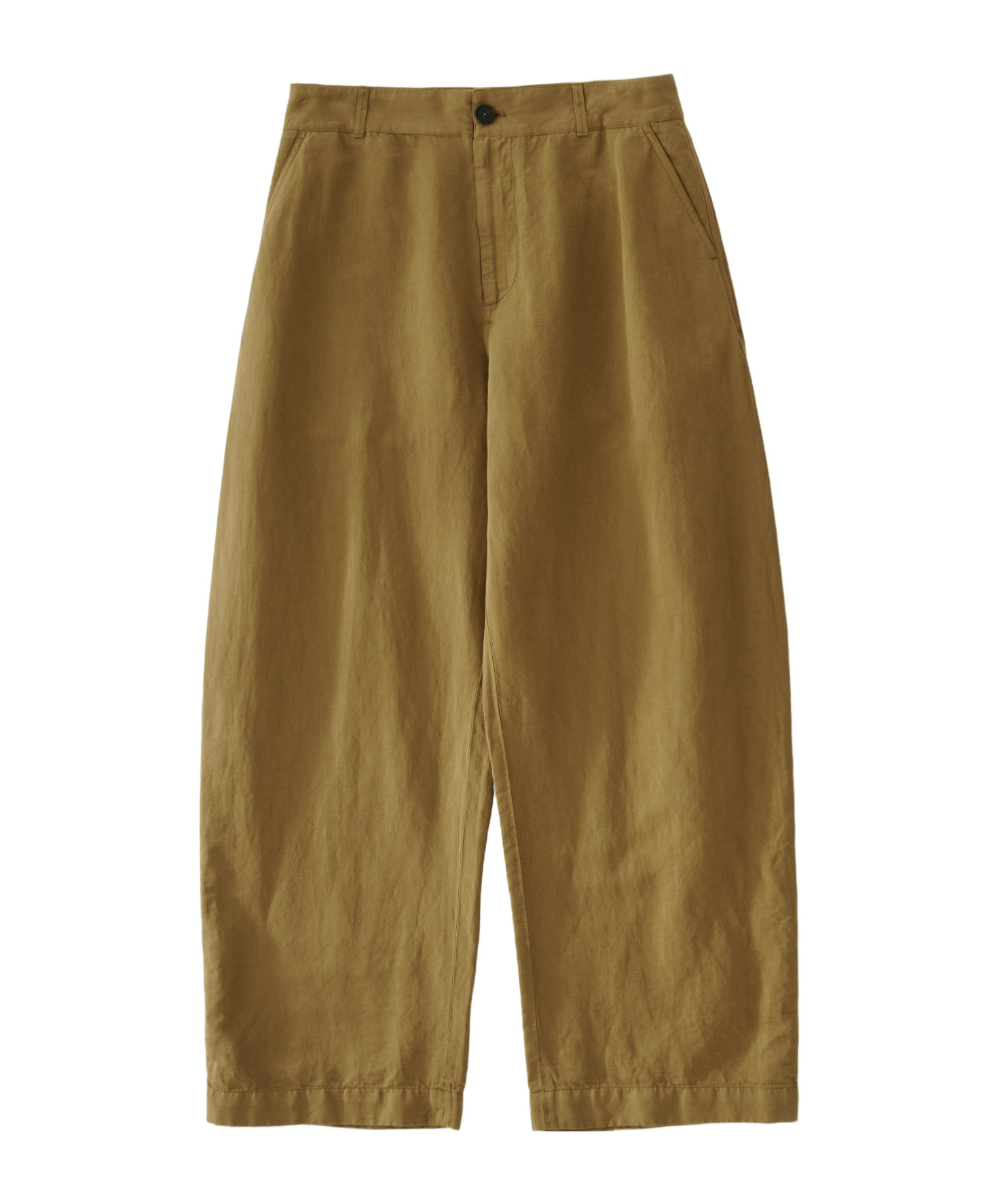 Studio Nicholson Minard Garment-dyed Trousers In Green
