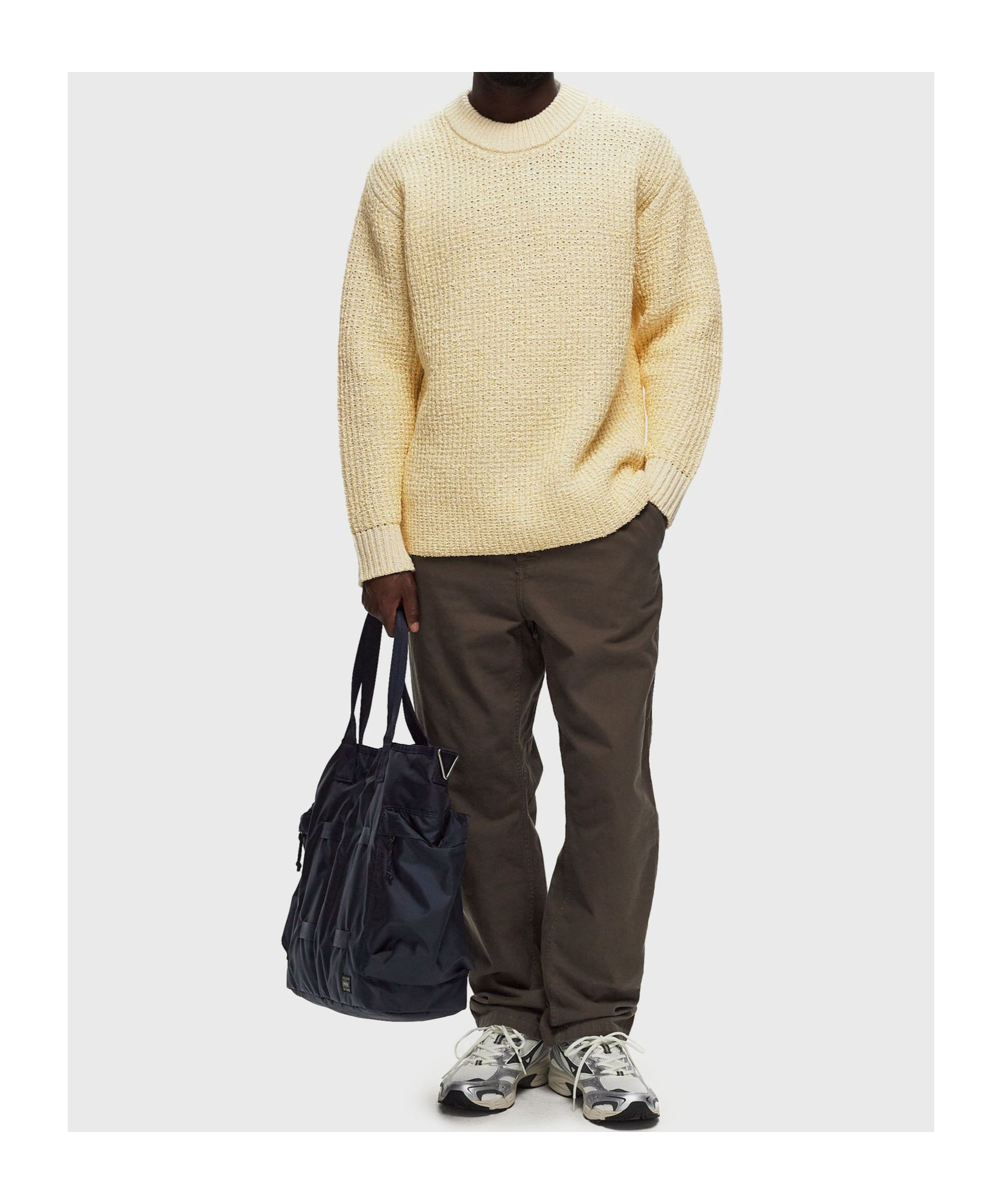 Stone Island Sweater In Yellow