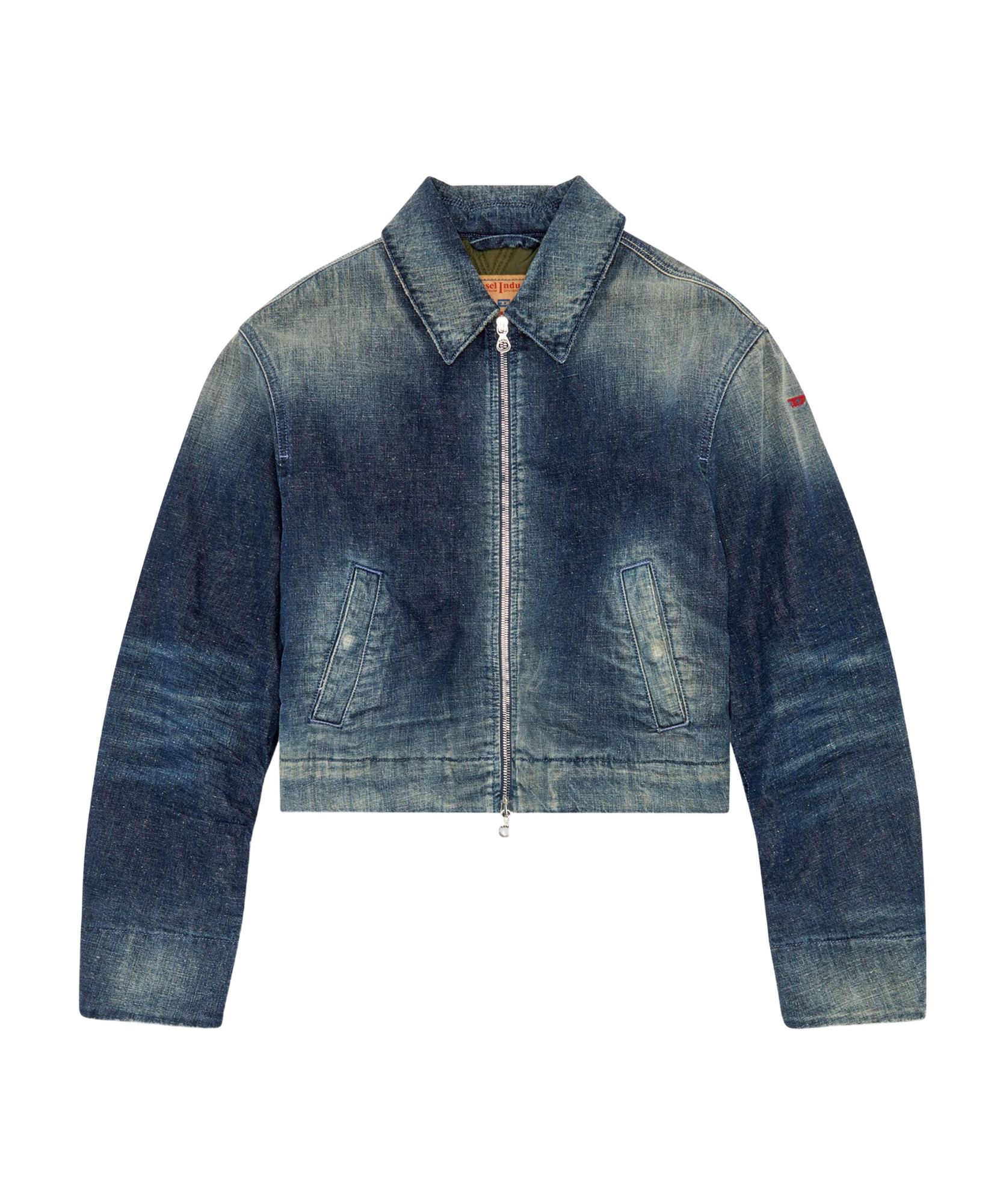 Diesel De-nova Denim Jacket In Blue