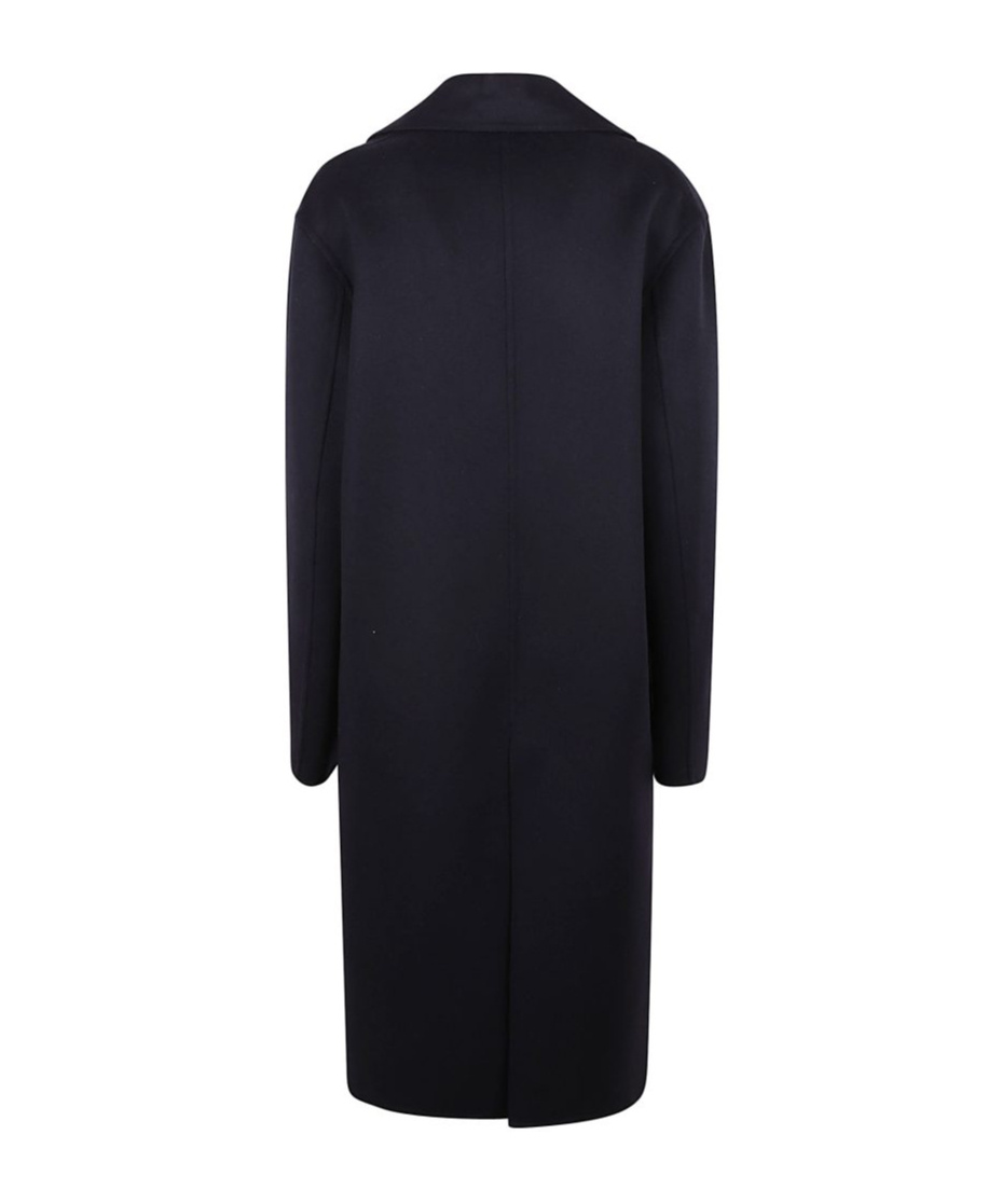 Stella Mccartney Oversized Double-breasted Wool Coat In Black
