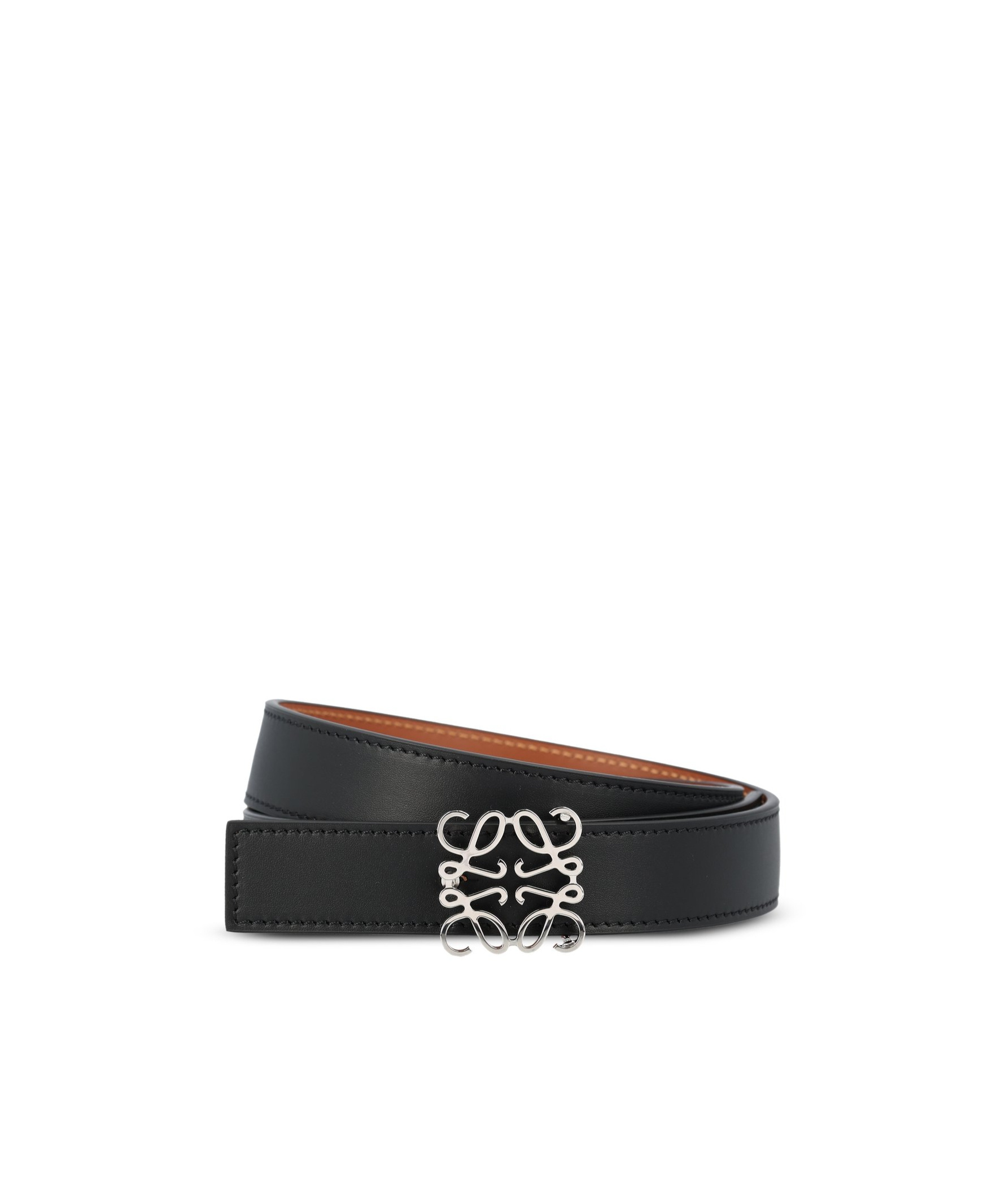 Loewe Logo Buckled Reversible Belt In Brown