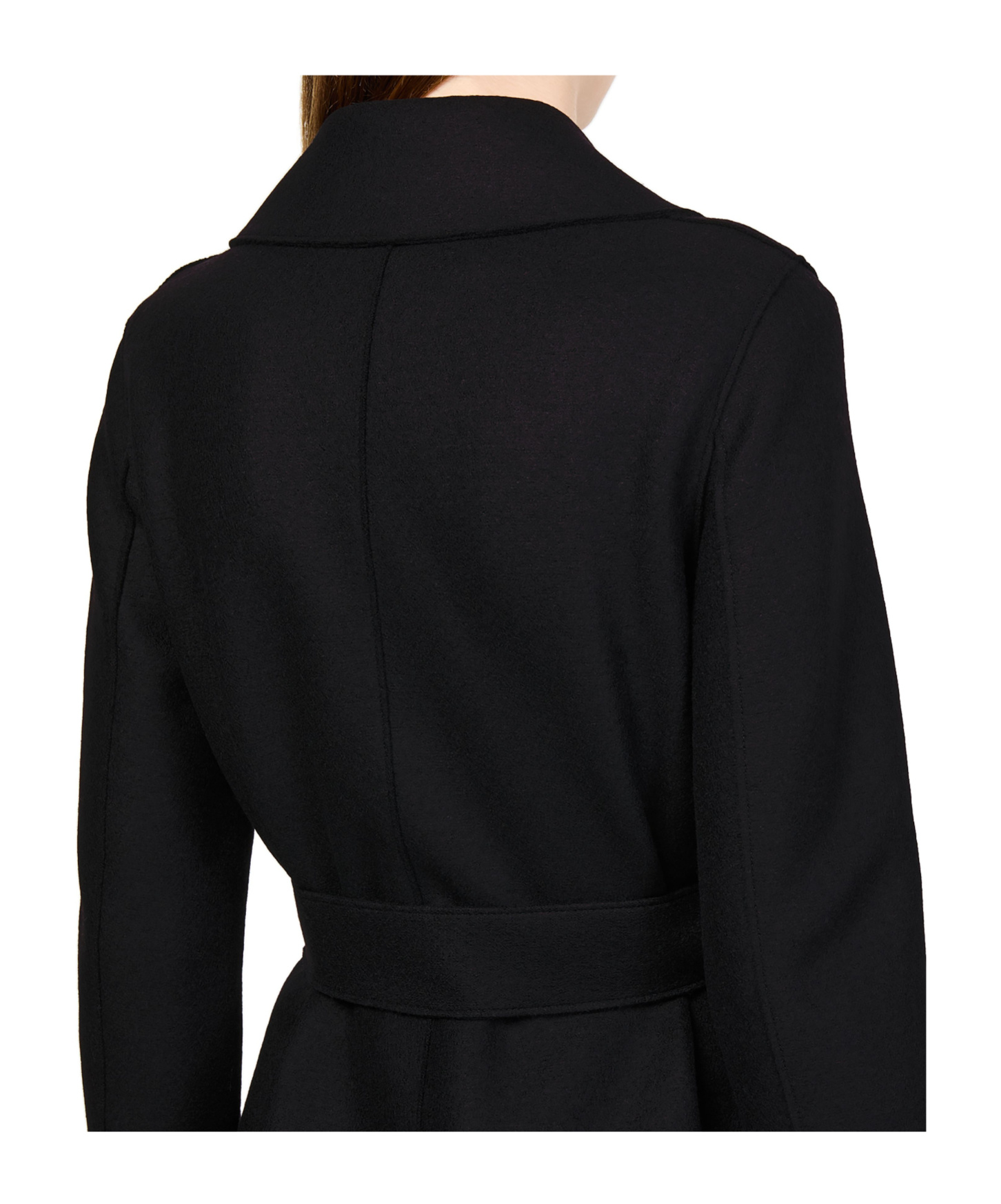 Harris Wharf London Maxi Coat In Black