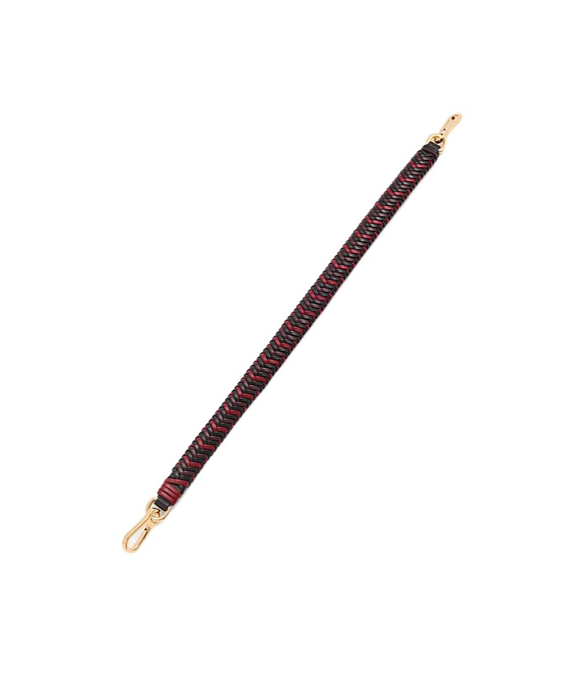 Loewe Cowhide Leather Arrow Short Belt In Black