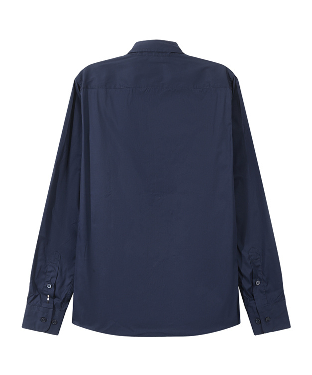 HUGO BOSS BOSS HUGO BOSS LOGO-EMBROIDERED CURVED HEM SHIRT