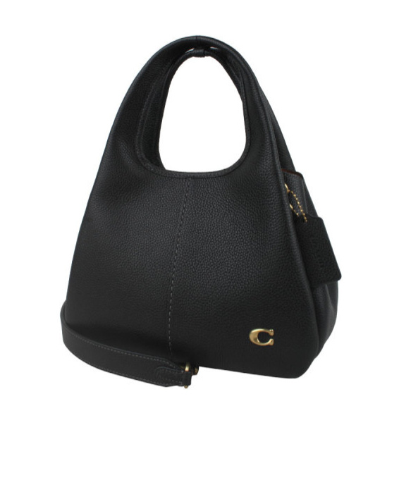 Coach Lana 25 Leather Crossbody Bag In Black