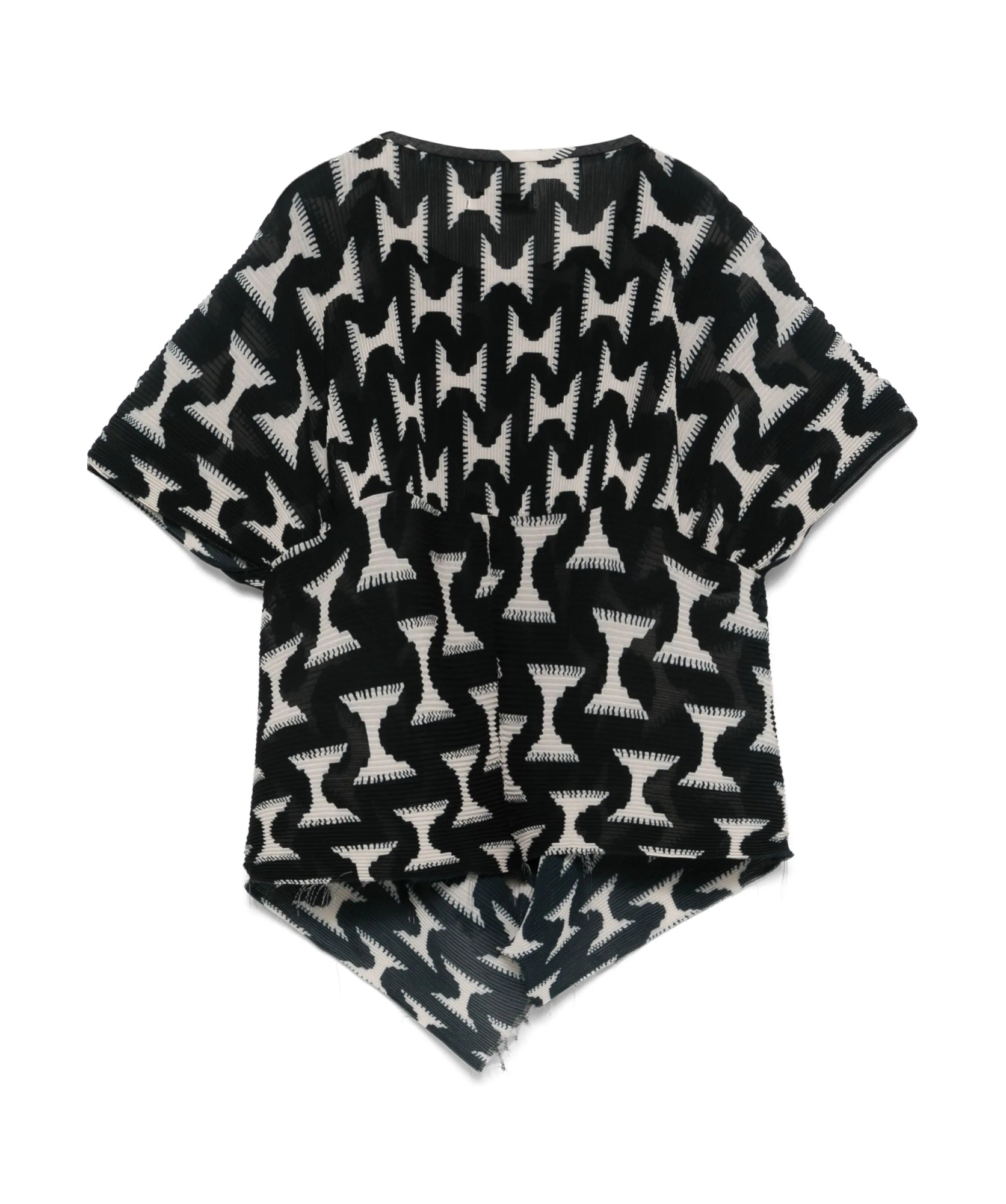 HENRIK VIBSKOV WAVY PLEATED BLOUSE 