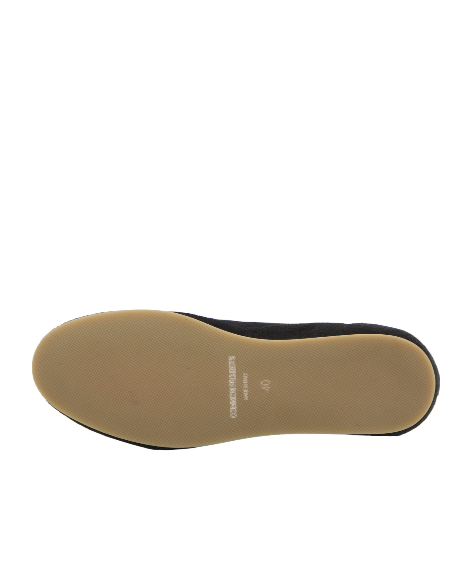 Common Projects Driving Lo Profile Leather-trimmed Suede Sneakers In Black