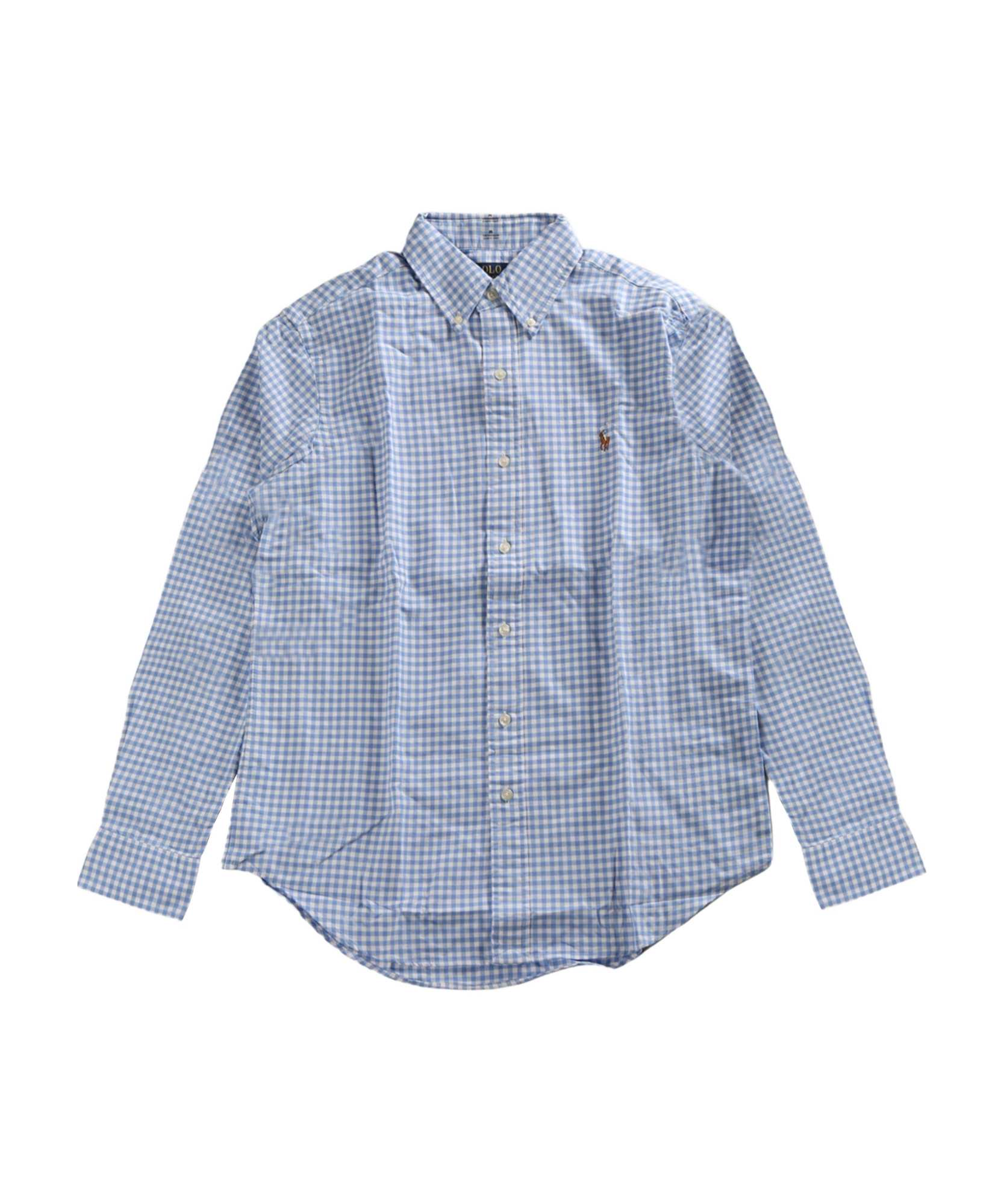Polo Ralph Lauren Check-print Cotton Shirt In Blue