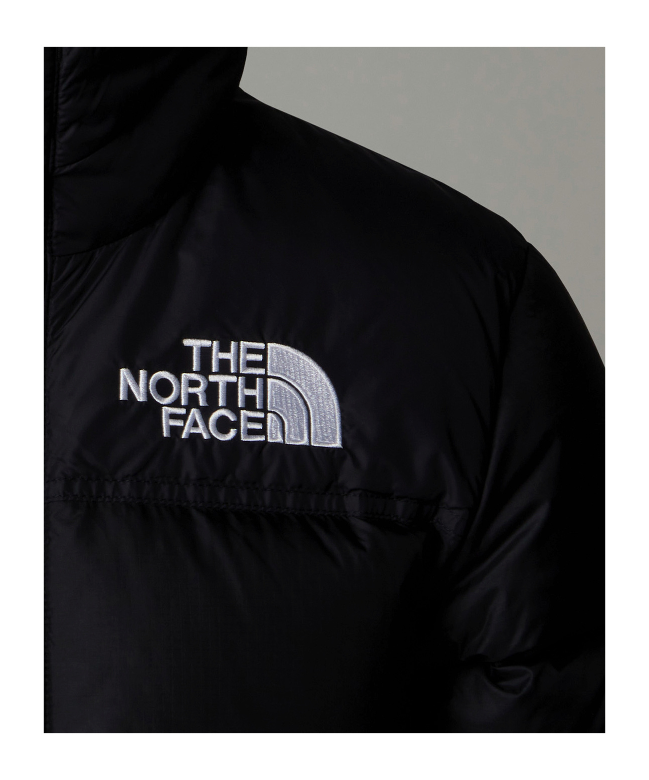 The North Face Long Parker Down Jacket In Black