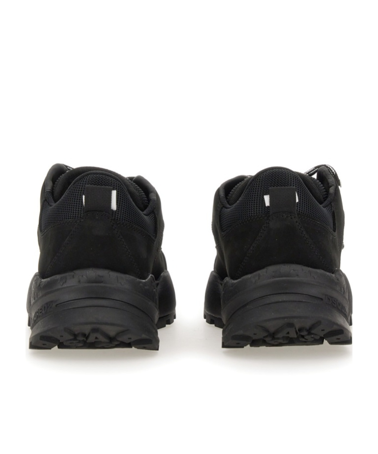 Dsquared2 Panelled Lace-up Sneakers In Black
