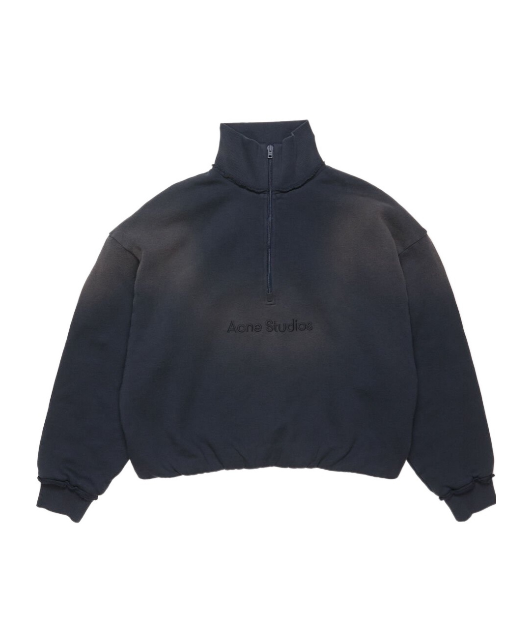 Acne Studios Long-sleeved Sweater In Black