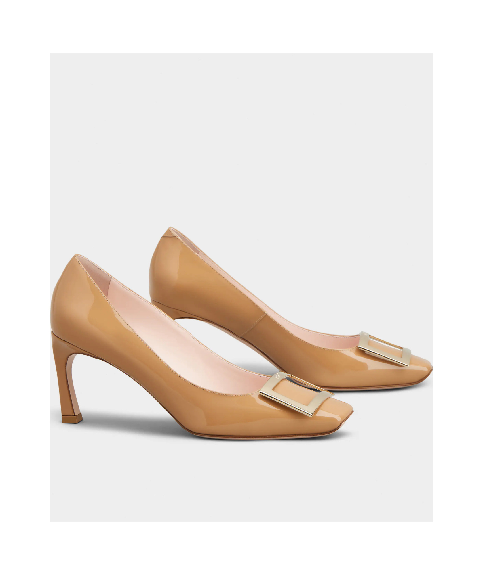 Roger Vivier Belle Vivier Trompette 70 Pumps In Nude