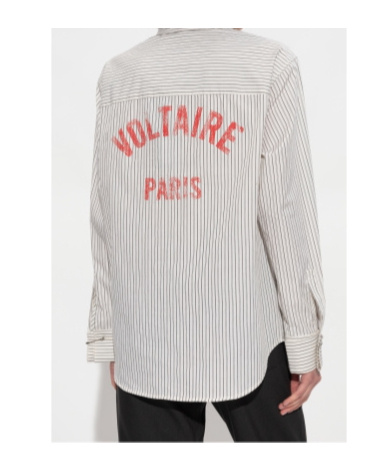 Zadig & Voltaire Long-sleeved Shirt In White
