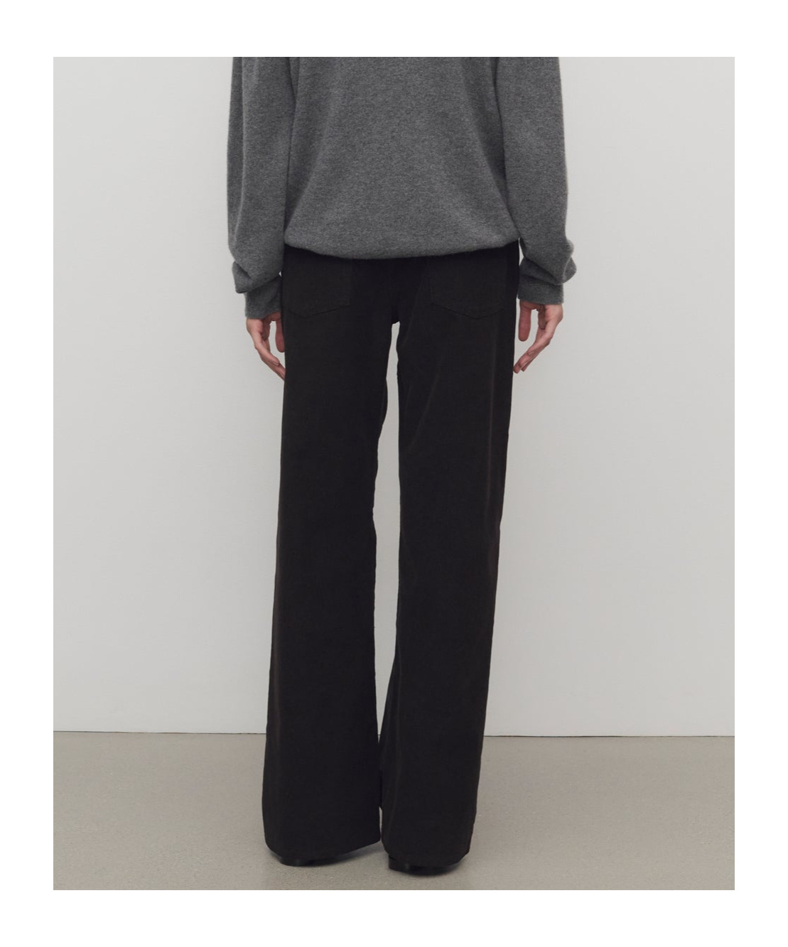 The Row Eglitta Pant In Corduroy In Black