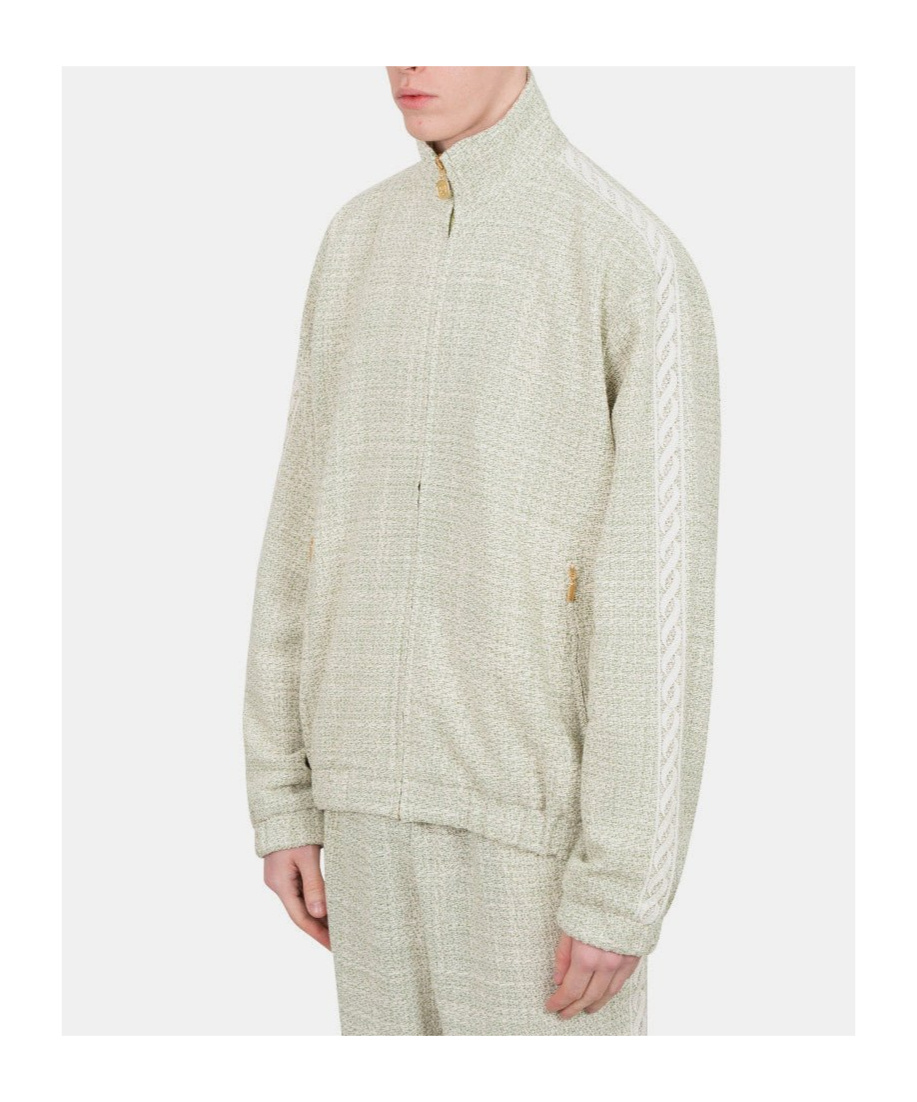 Drôle De Monsieur Stand Collar Casual Jacket In Neutral