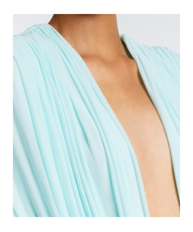 Christopher Esber Ripple Draped Gown In White